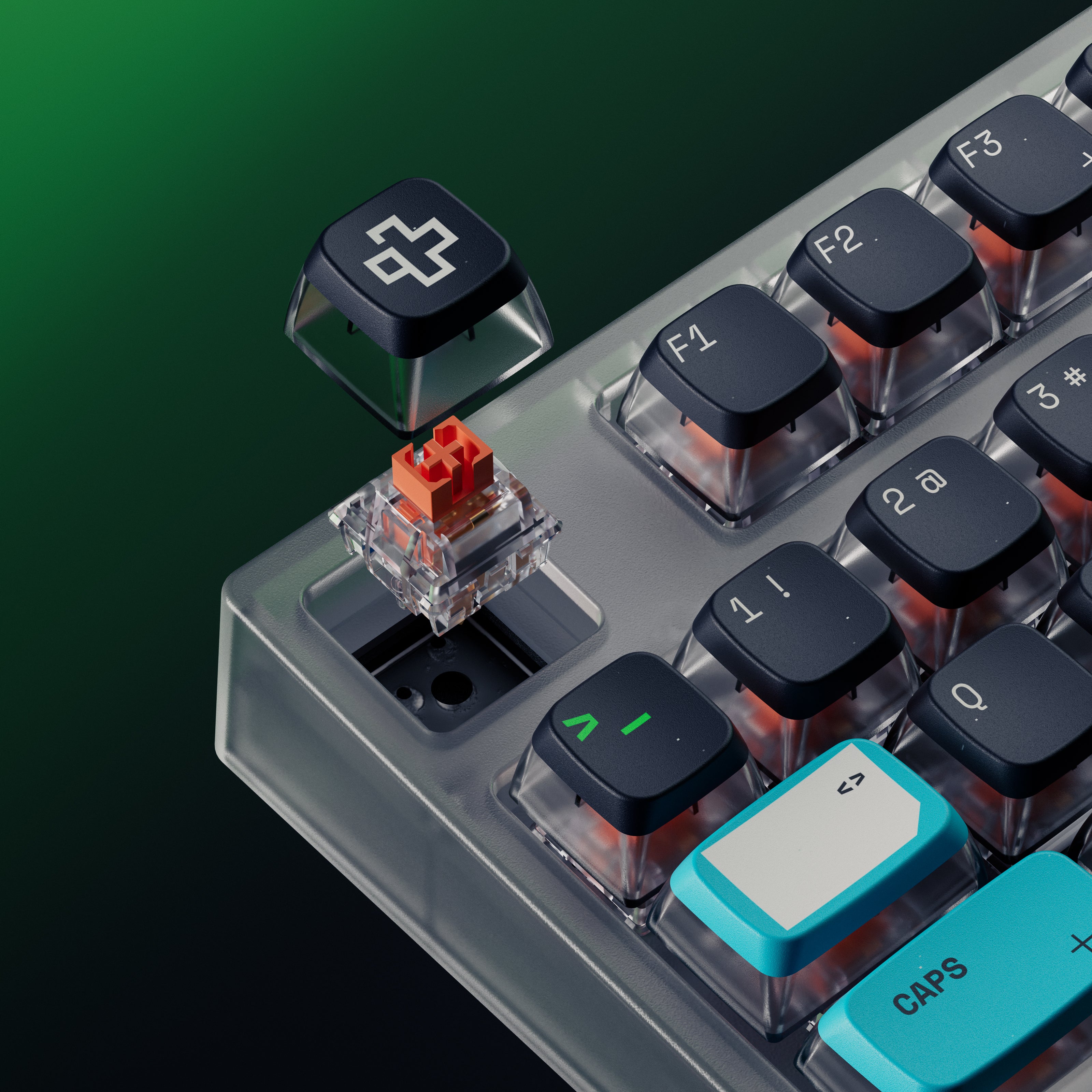 QwertyKey75 Terminal Bluetooth Безжичен Hotswap RGB VIA/QMK Gasket Монтирана Механична Игрална Клавиатура