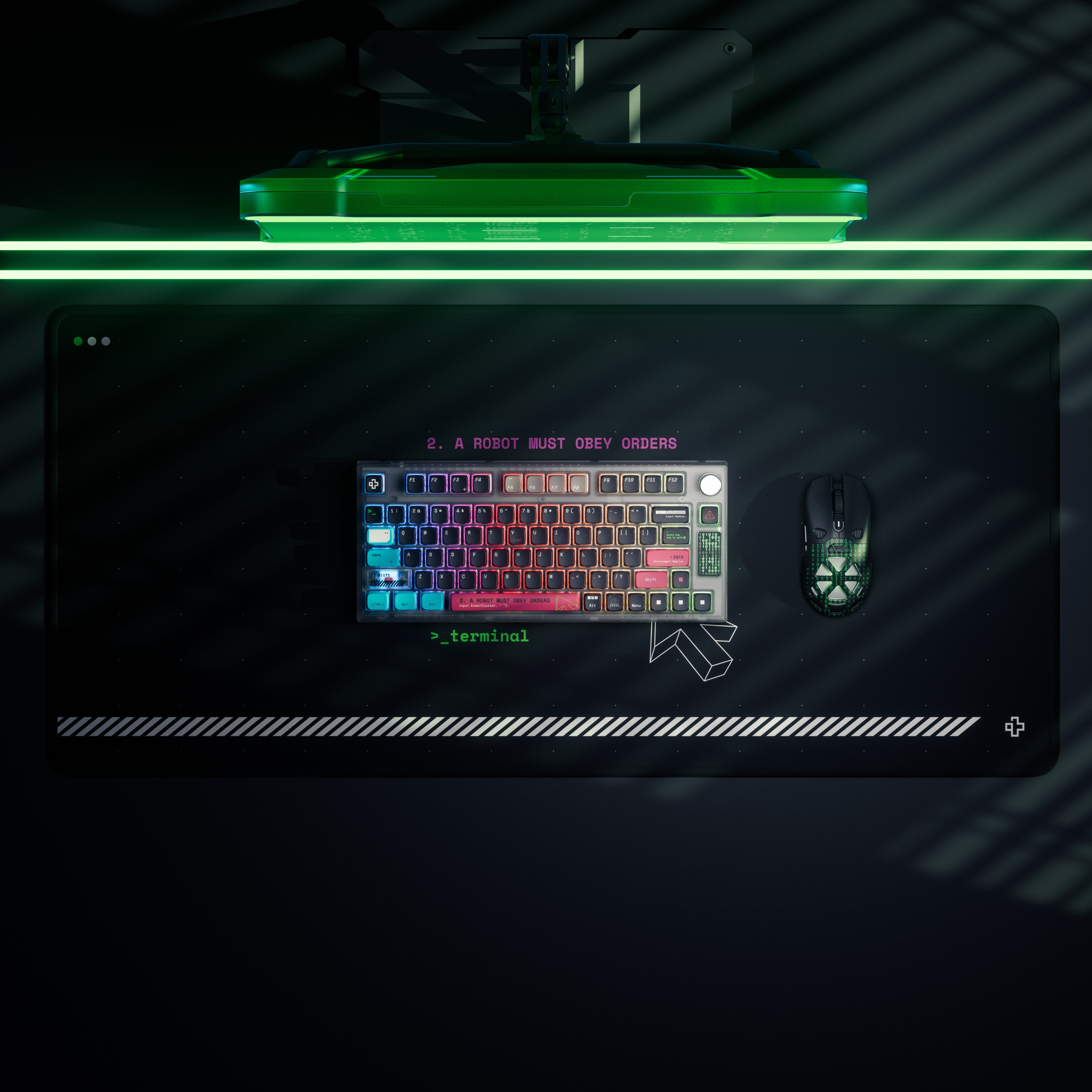 QwertyKey75 Terminal Bluetooth Безжичен Hotswap RGB VIA/QMK Gasket Монтирана Механична Игрална Клавиатура