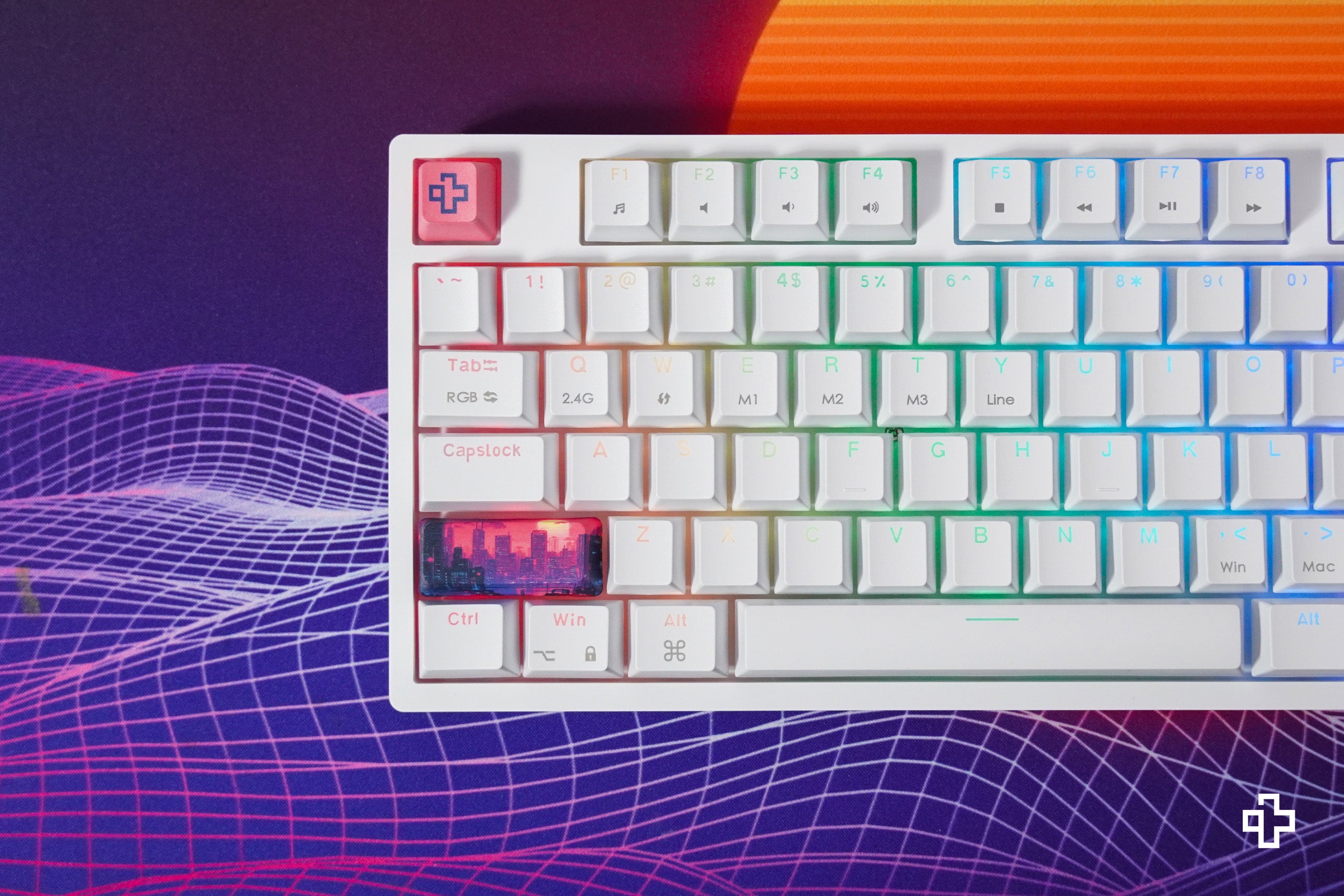 QwertyKey H87 Alba Bluetooth Wireless Hotswap RGB Tastatura Mecanica Gaming