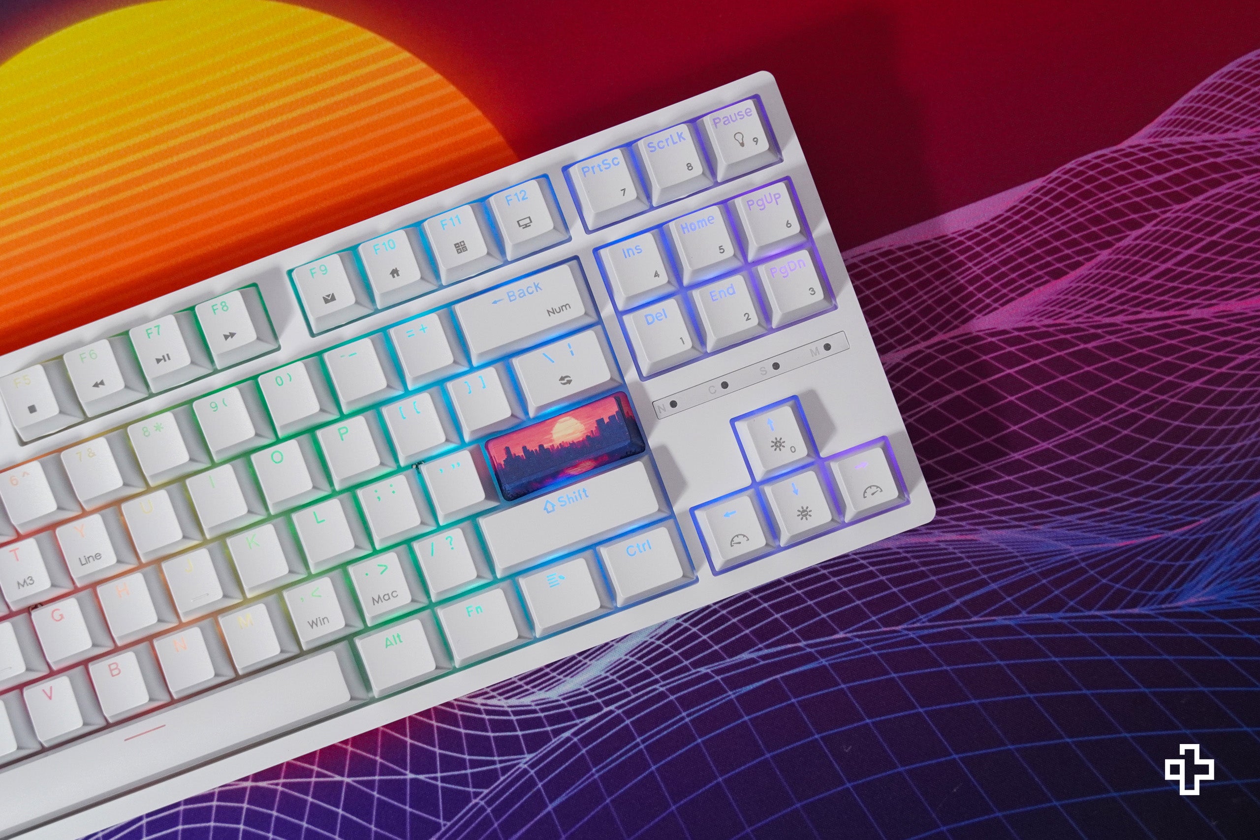 QwertyKey H87 Alba Bluetooth Wireless Hotswap RGB Tastatura Mecanica Gaming