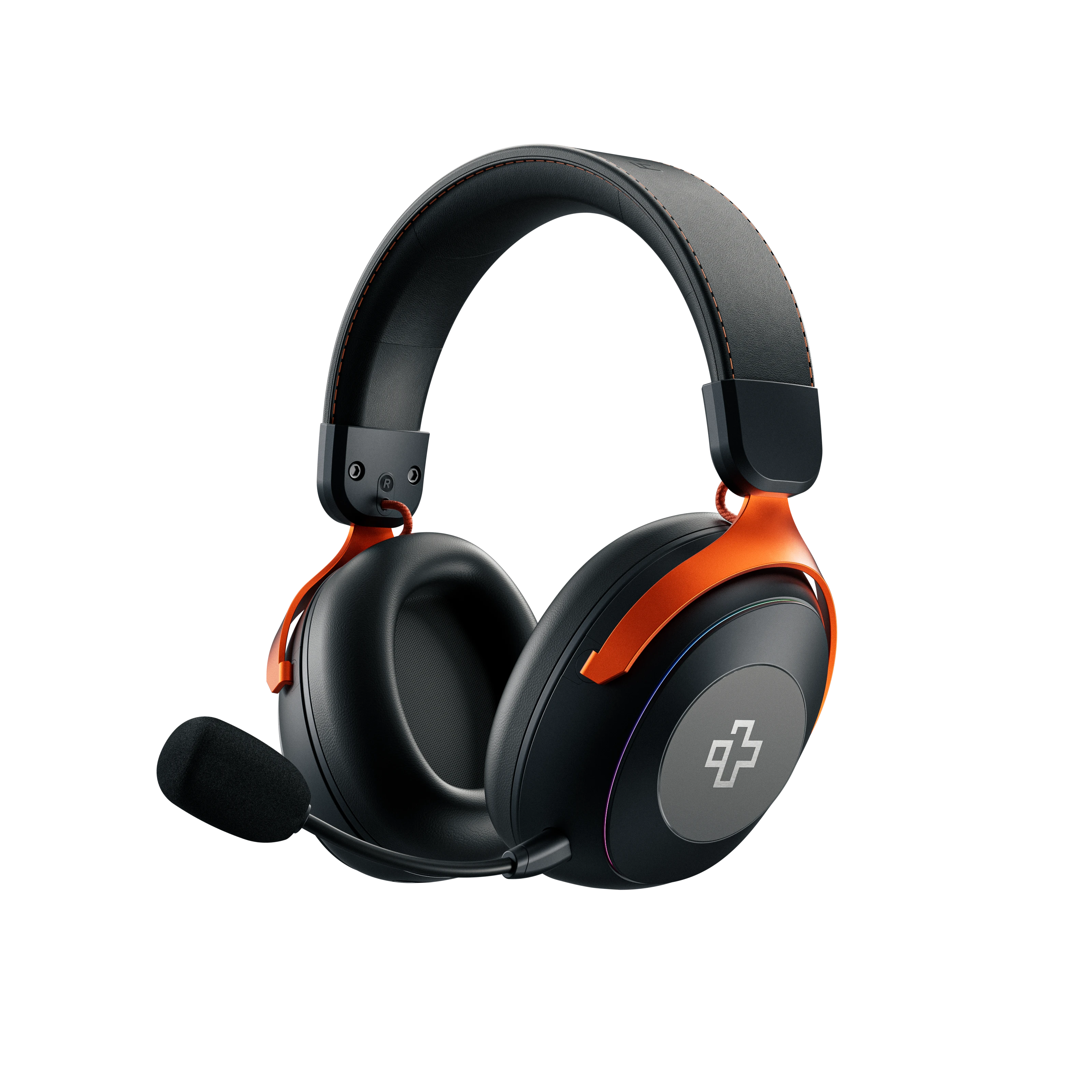 QwertyKey Pulse Wireless Gaming Headset, Trio Mode, RGB, Software, AI Noise Canceling Microphone