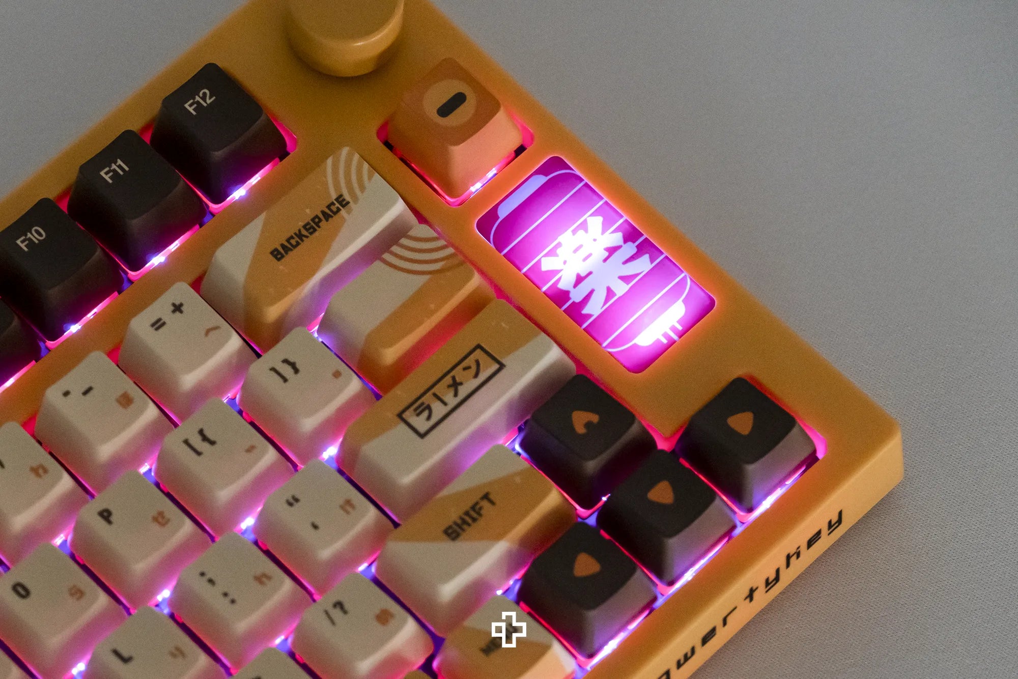 QwertyKey75 Ramen Bluetooth Bezprzewodowy hotswap RGB Montowany na uszczelce Tastatura Mecanica Gaming