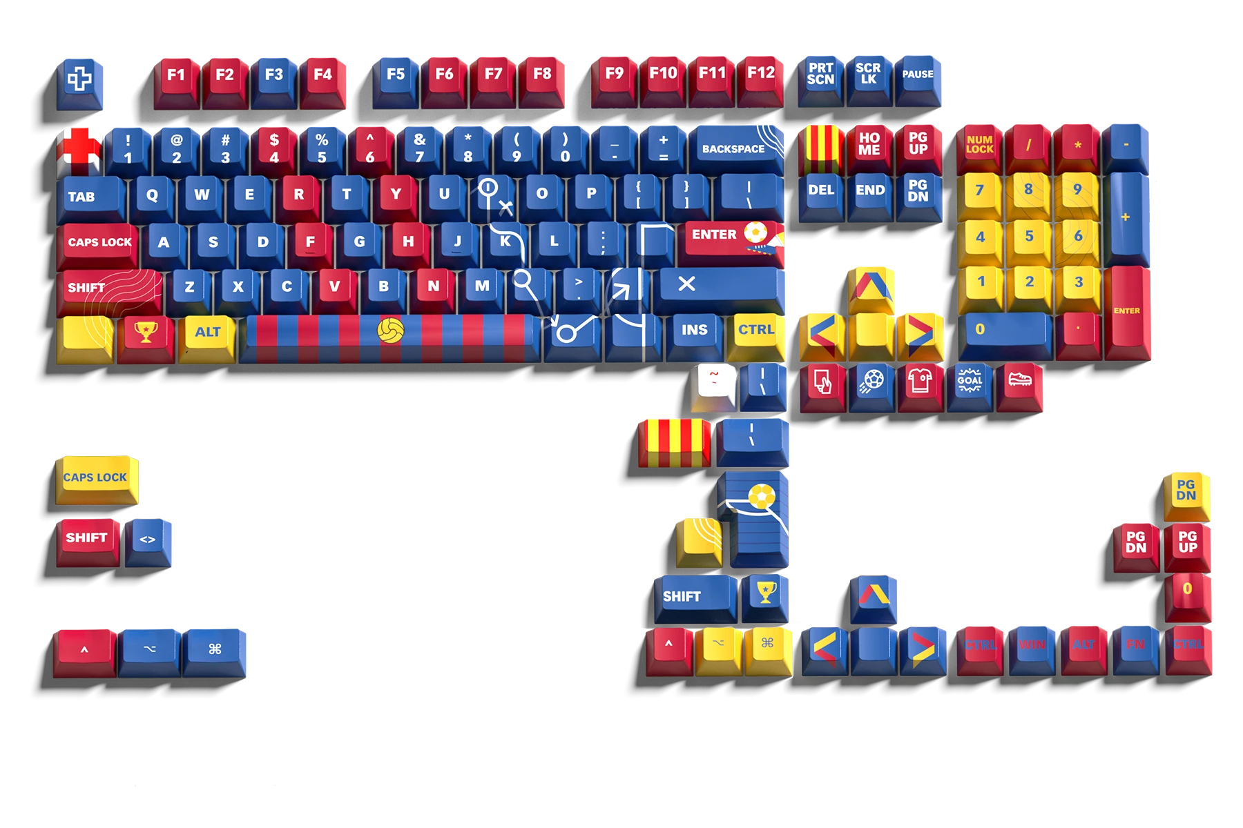 Set Taste QwertyKey Catalunya Dye Sub Profil Cherry