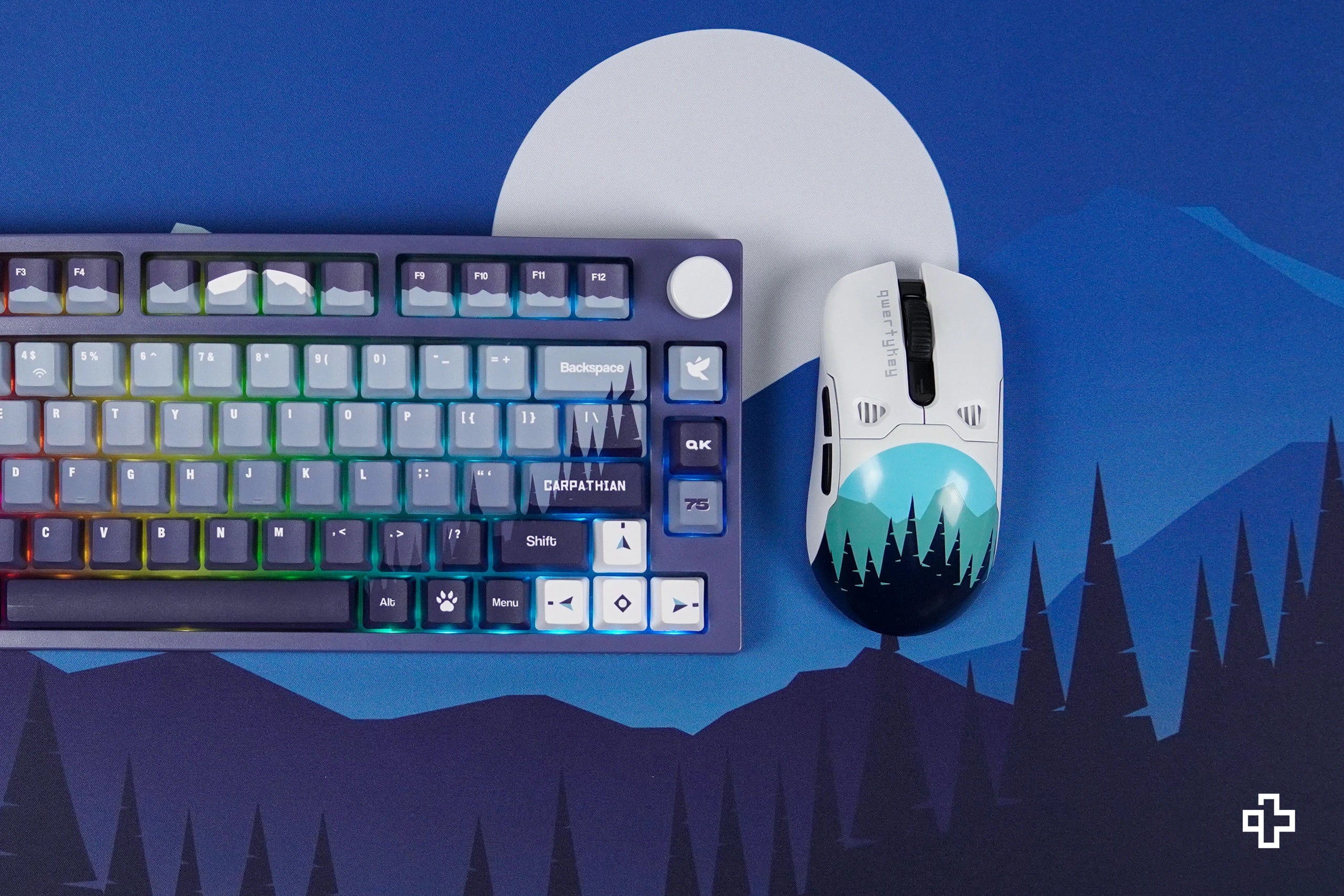 Copri Mouse QKM1 Carpathian Bianco