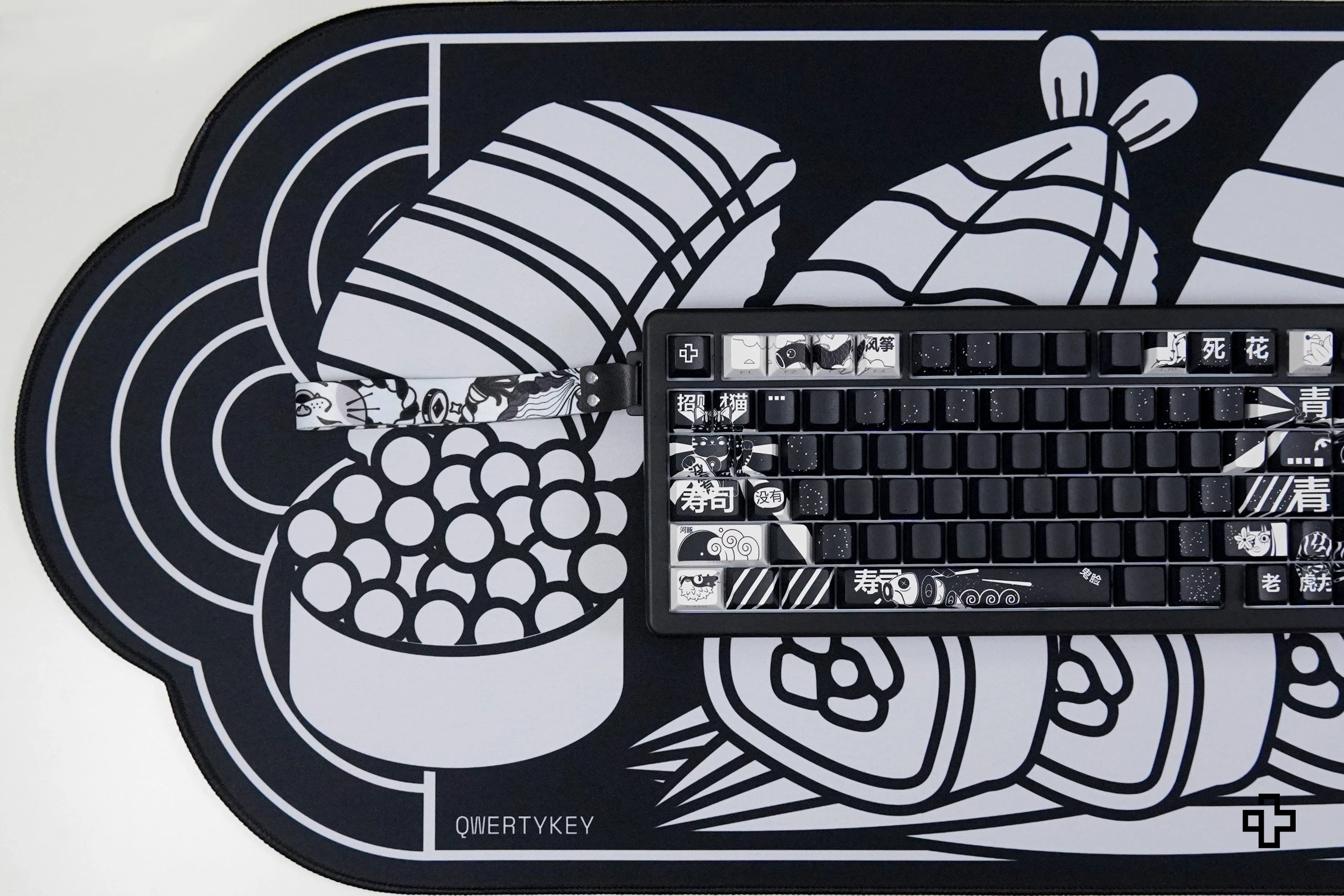 Deskmat Mousepad QwertyKey MOMO 4mm margini cusute