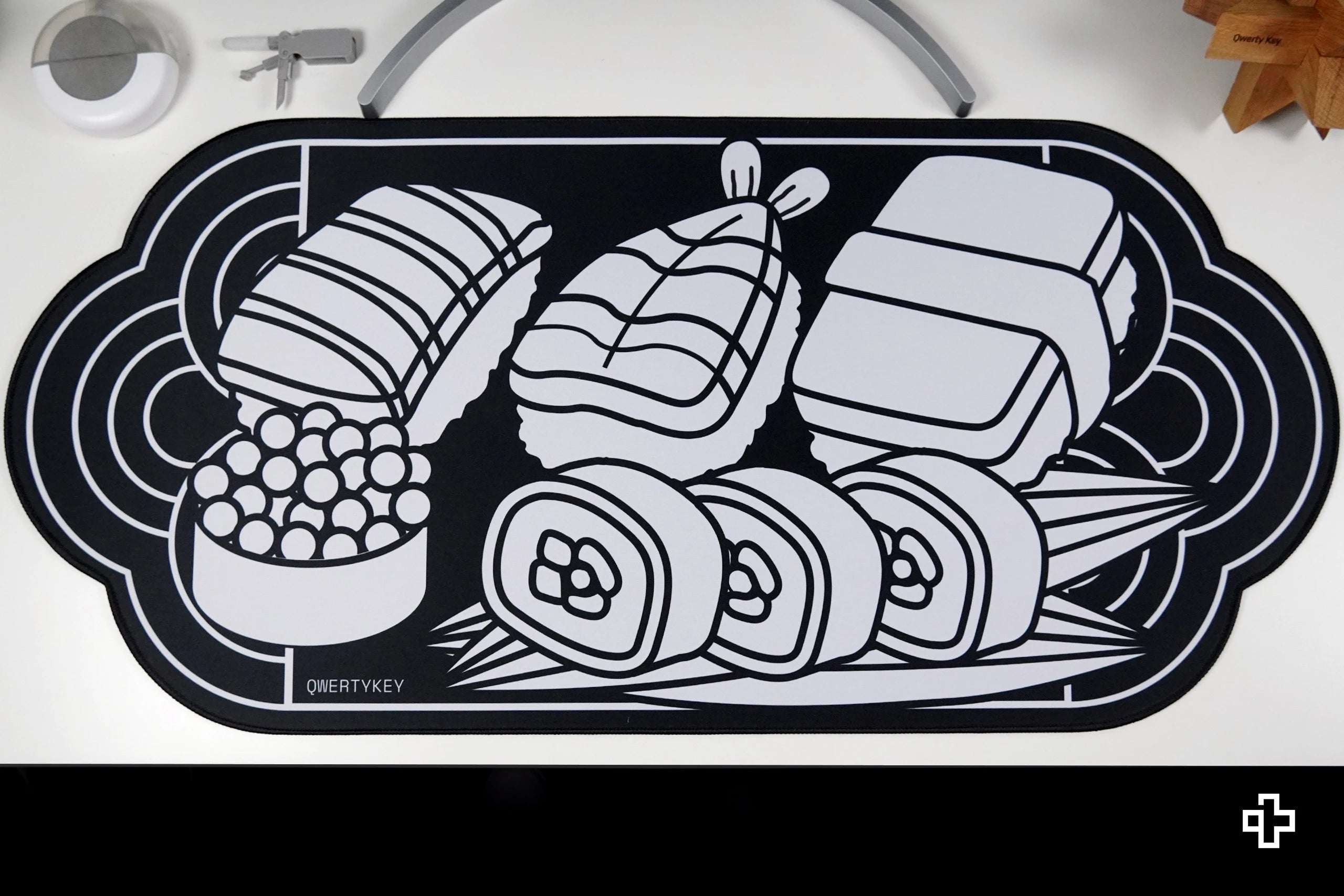 Deskmat Mousepad QwertyKey MOMO 4mm margini cusute
