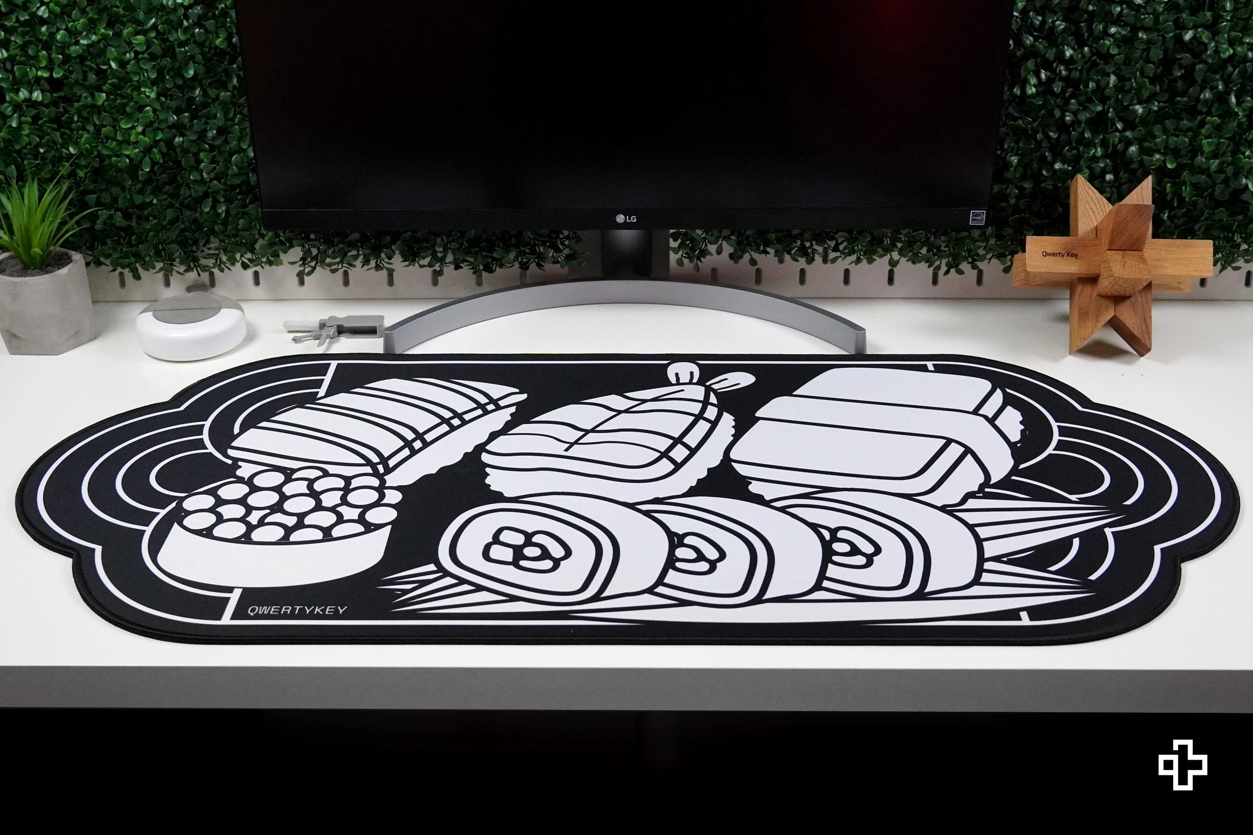 Deskmat Mousepad QwertyKey MOMO 4mm margini cusute