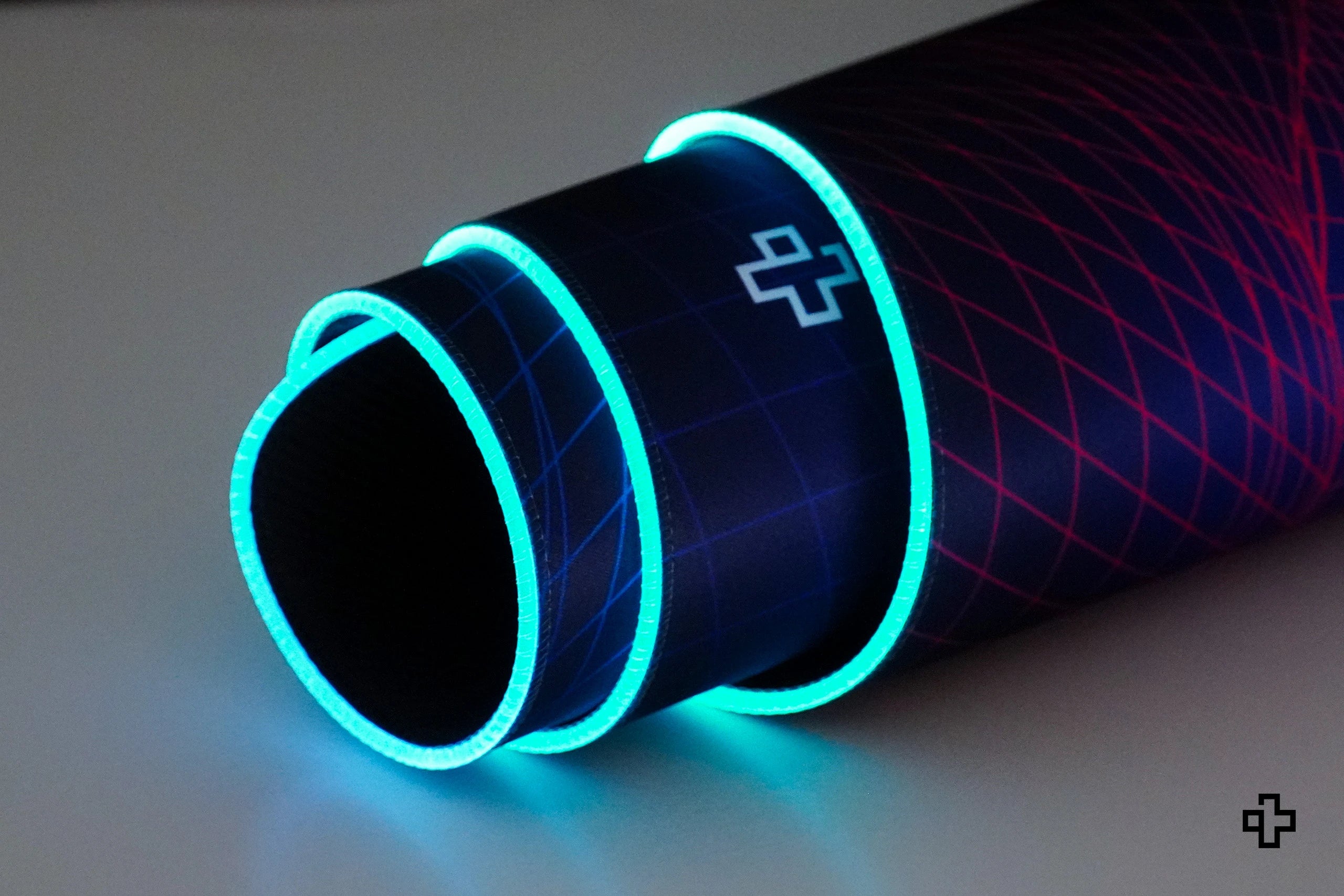 Deskmat Mousepad QwertyKey RGB CyberWave Software 4mm margini cuciti