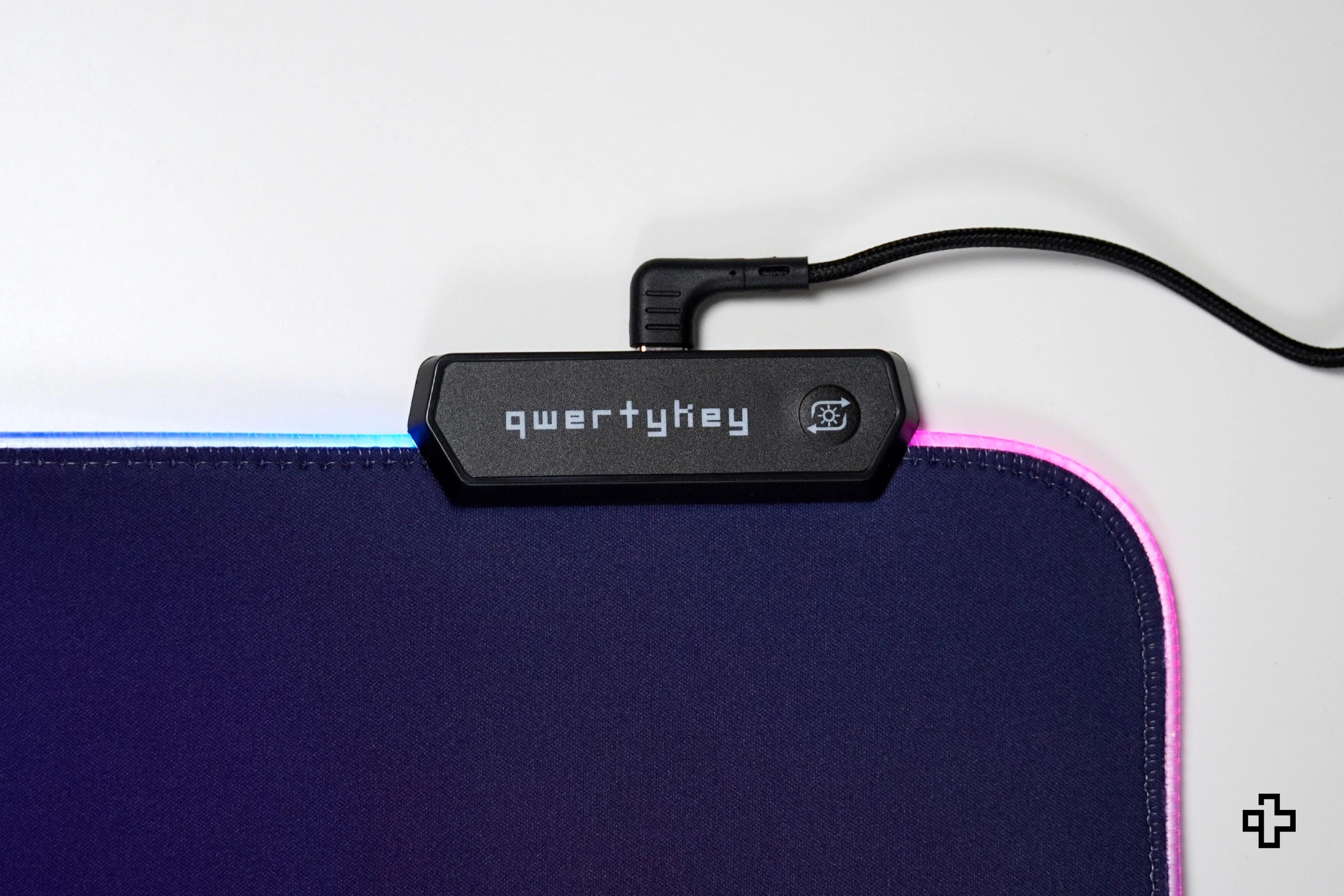 Deskmat Mousepad QwertyKey RGB CyberWave Software 4mm margini cuciti
