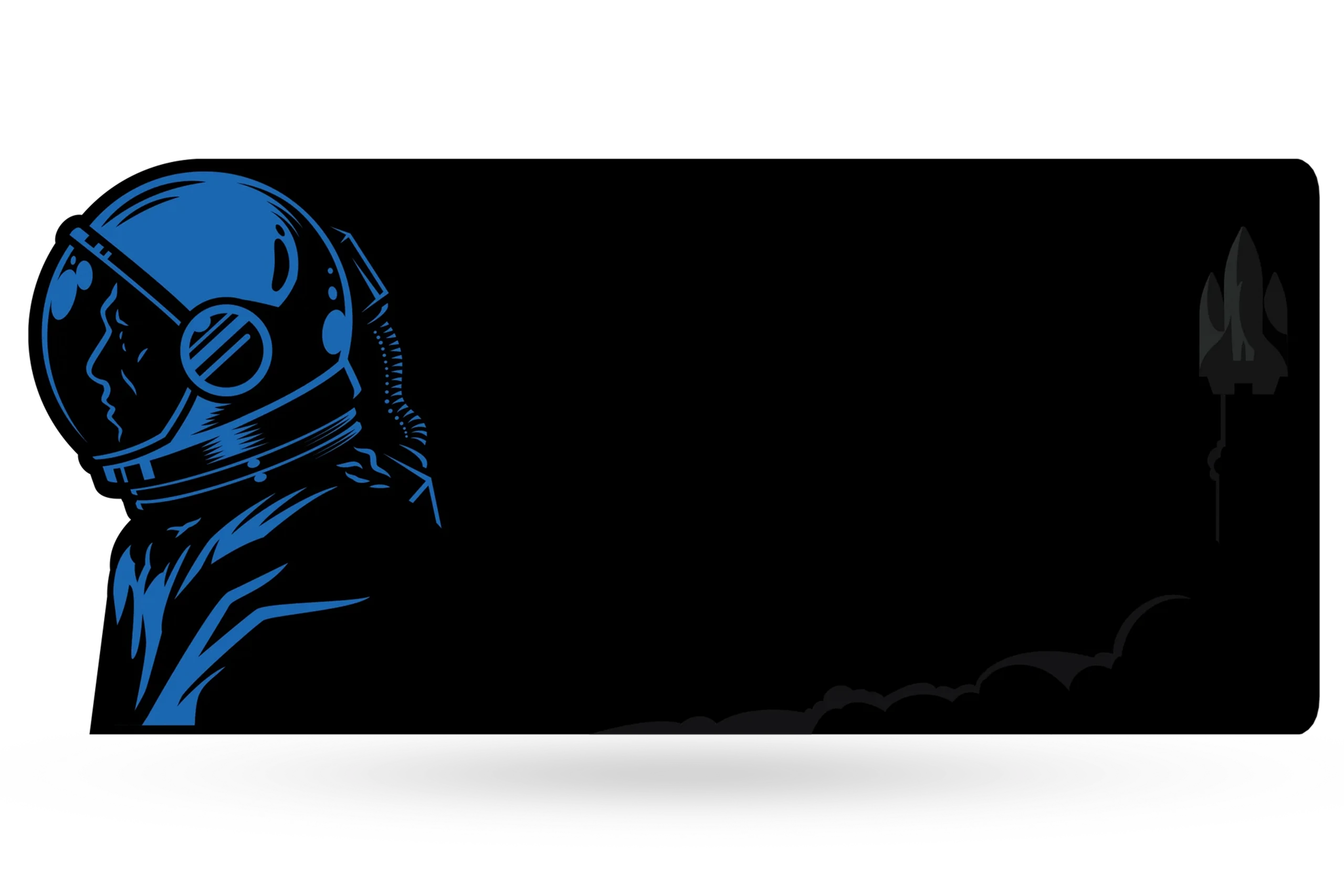 Deskmat Podkładka pod mysz QwertyKey Spaceman Neregulat 4mm marginesy szyte