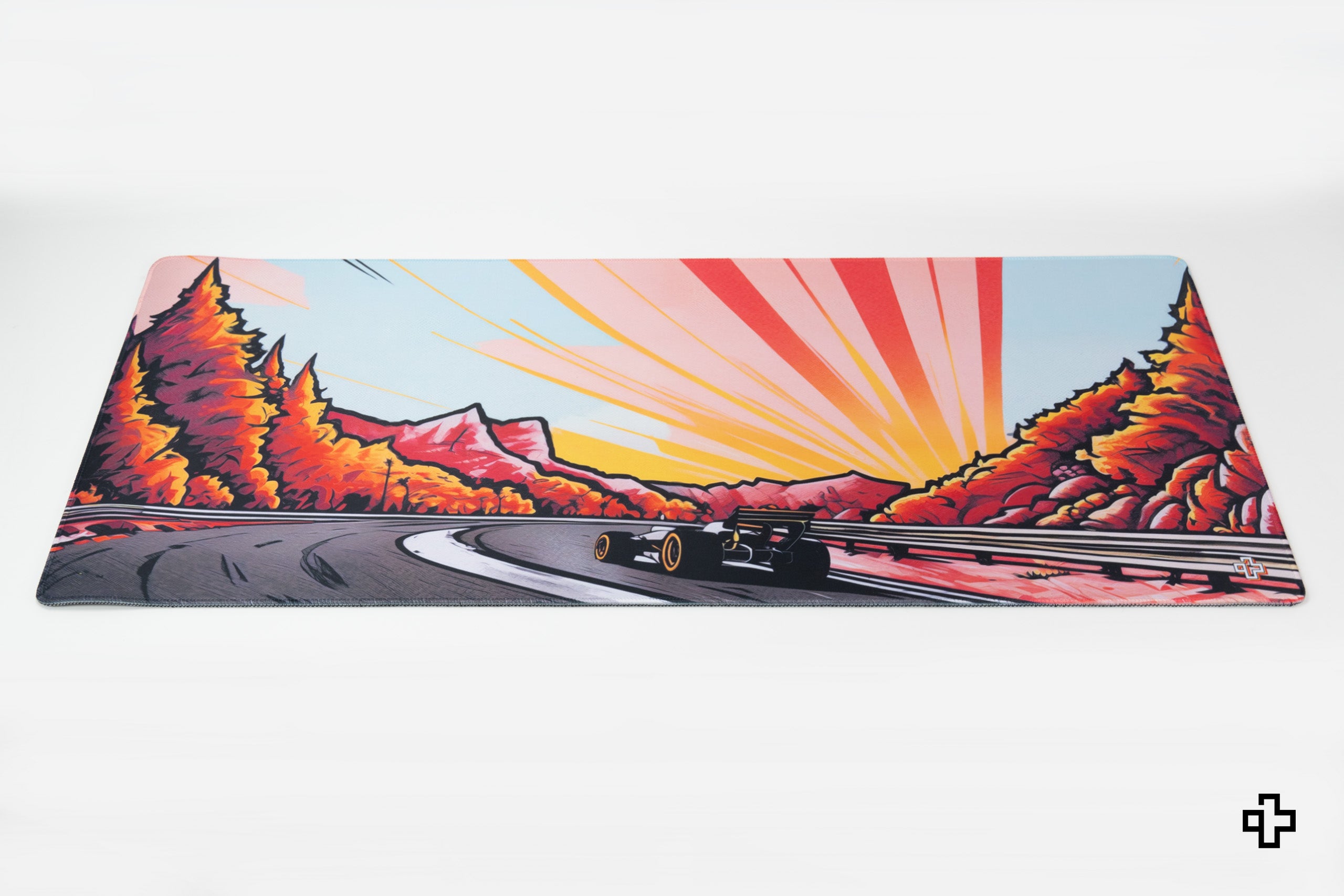 Tapis de souris QwertyKey Formula Sunset 4mm avec marge