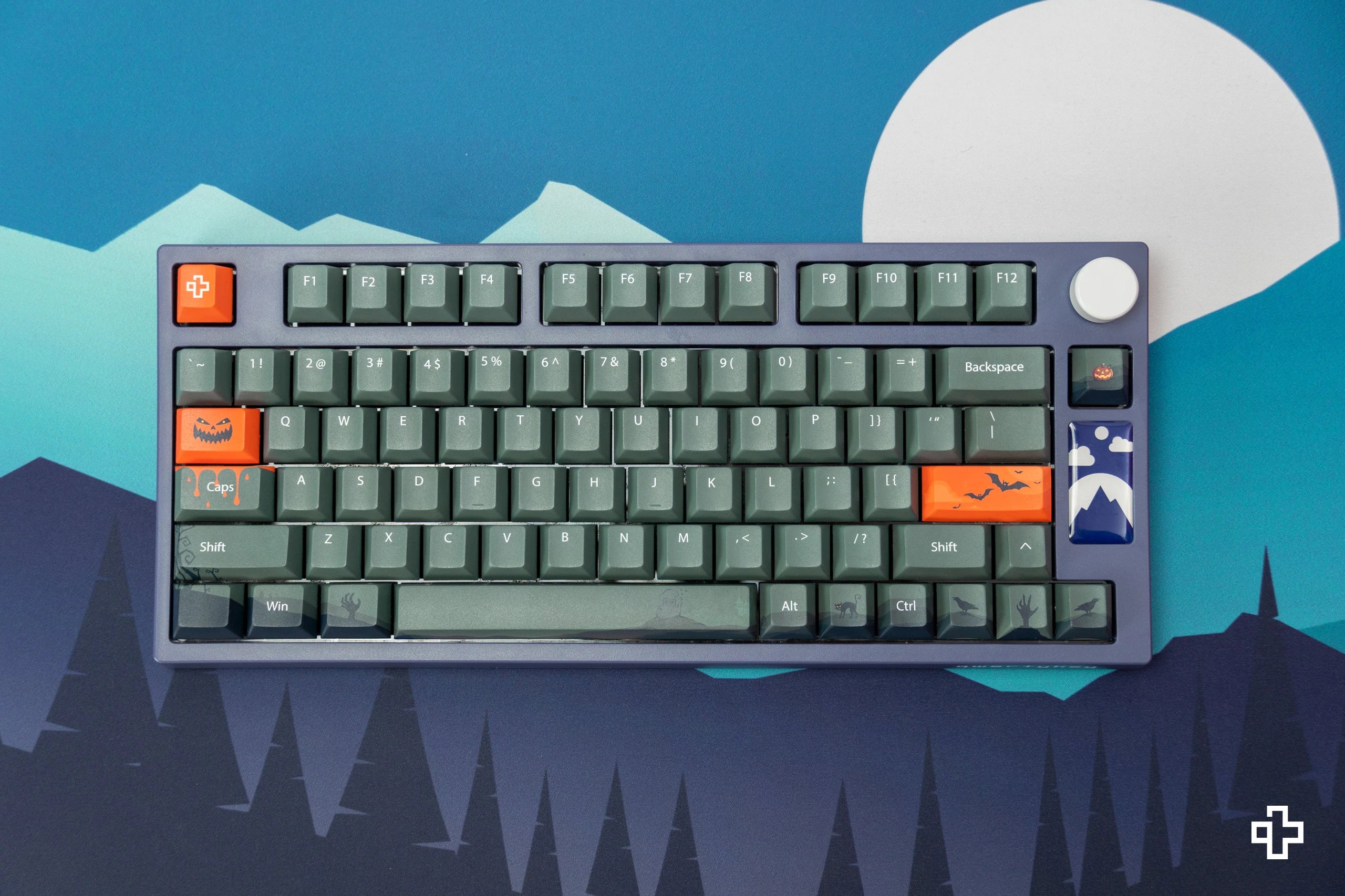 QwertyKey Halloween LIMITED EDITION key set Cherry profile Material PBT