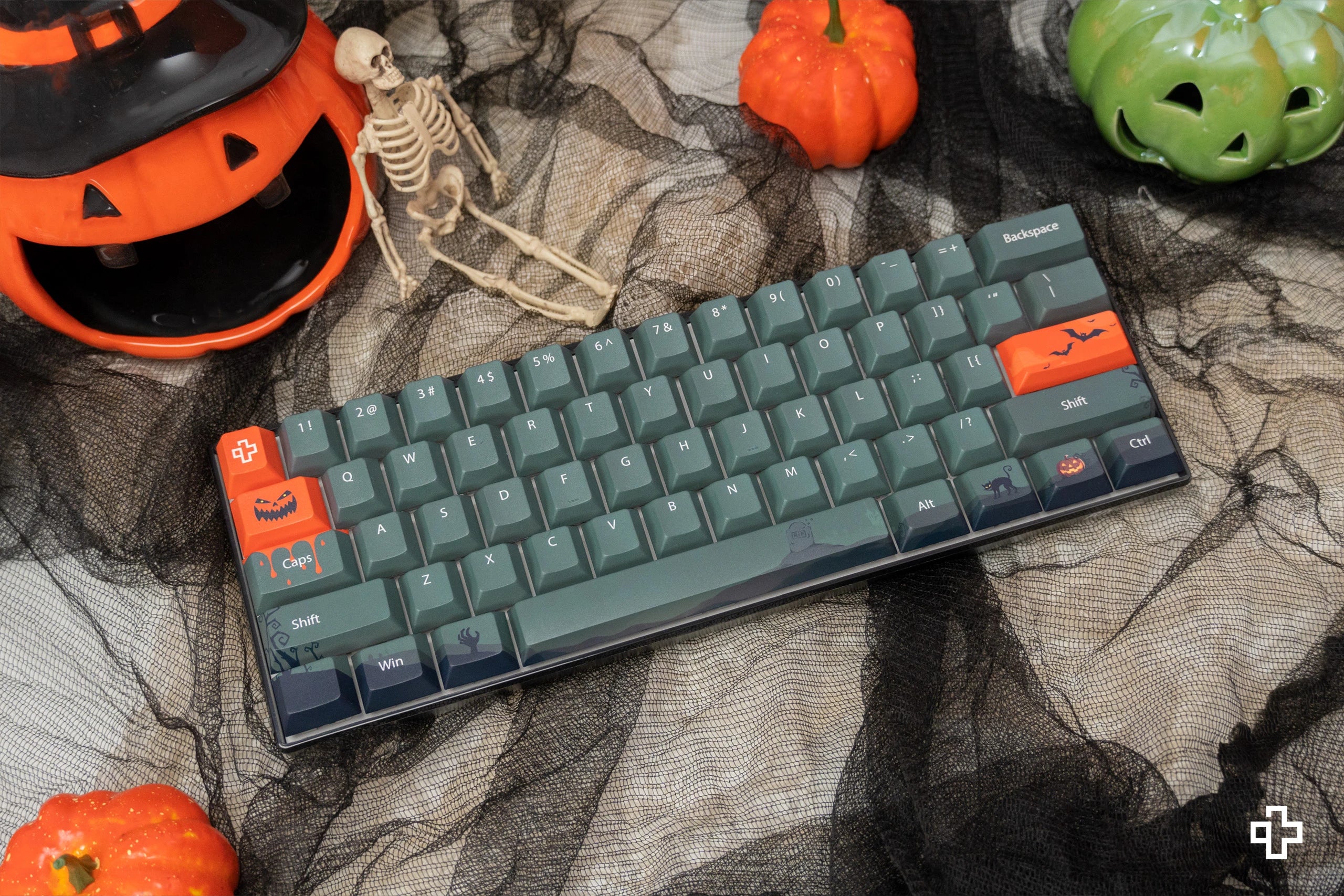 QwertyKey Halloween LIMITED EDITION key set Cherry profile Material PBT