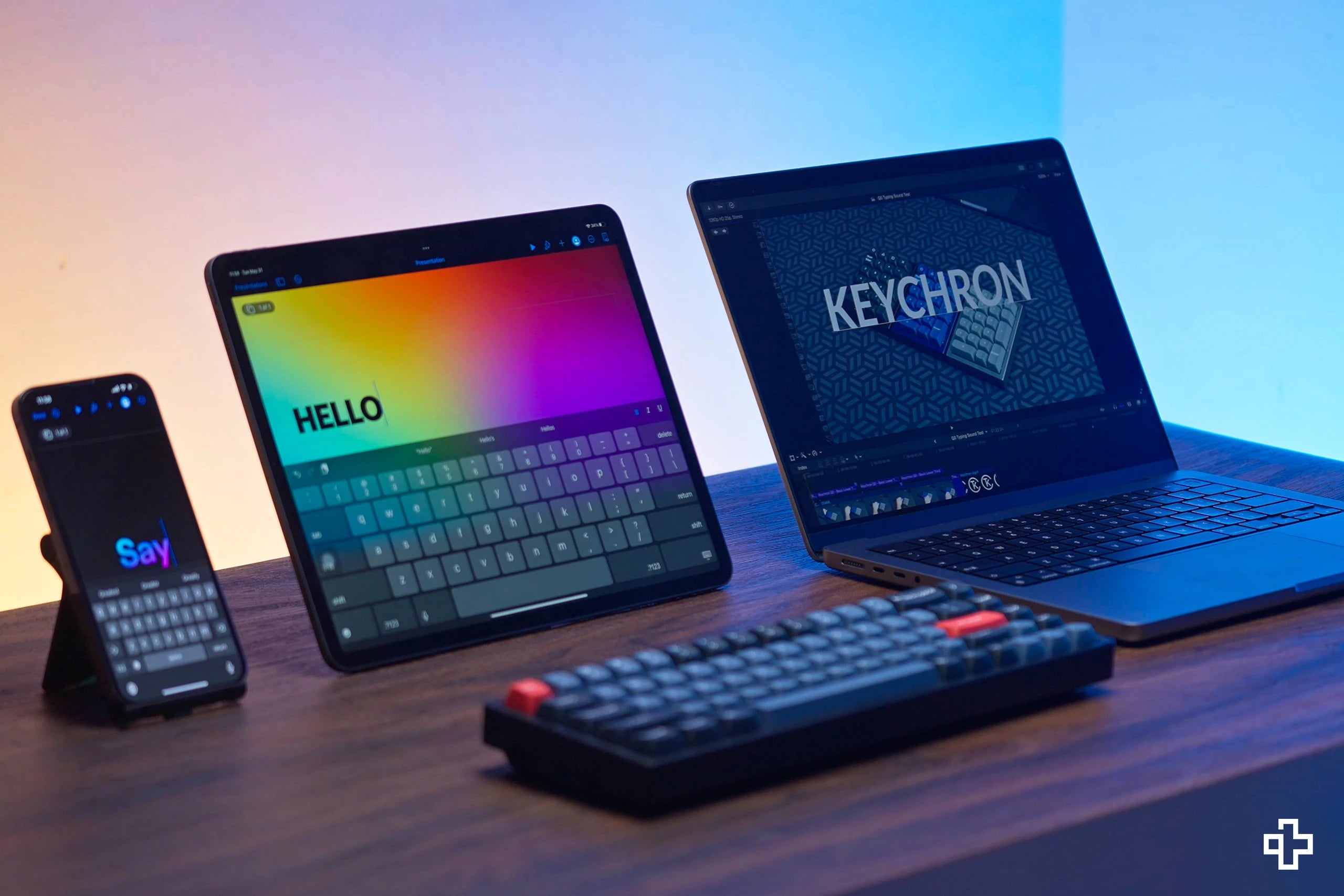 Keychron K6 Pro Hotswap RGB Tastatura Mecanica trådlös aluminiumram