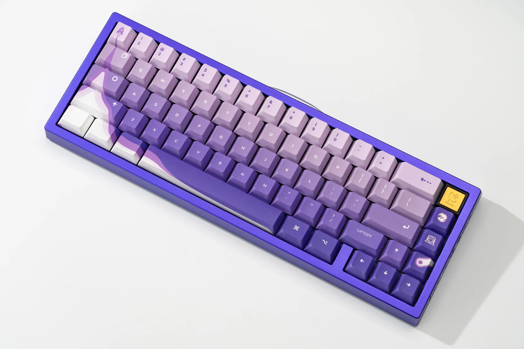 QwertyKey x Meletrix Zoom65 V3 Liftoff, tastiera in alluminio personalizzata, Bluetooth, Wireless, QMK/VIA, full RGB