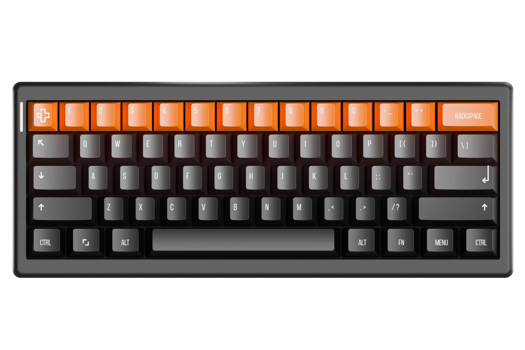 QwertyKey61 PRO Neagra Hotswap RGB QMK/VIA Montowany na uszczelce Tastatura Mecanica Gaming