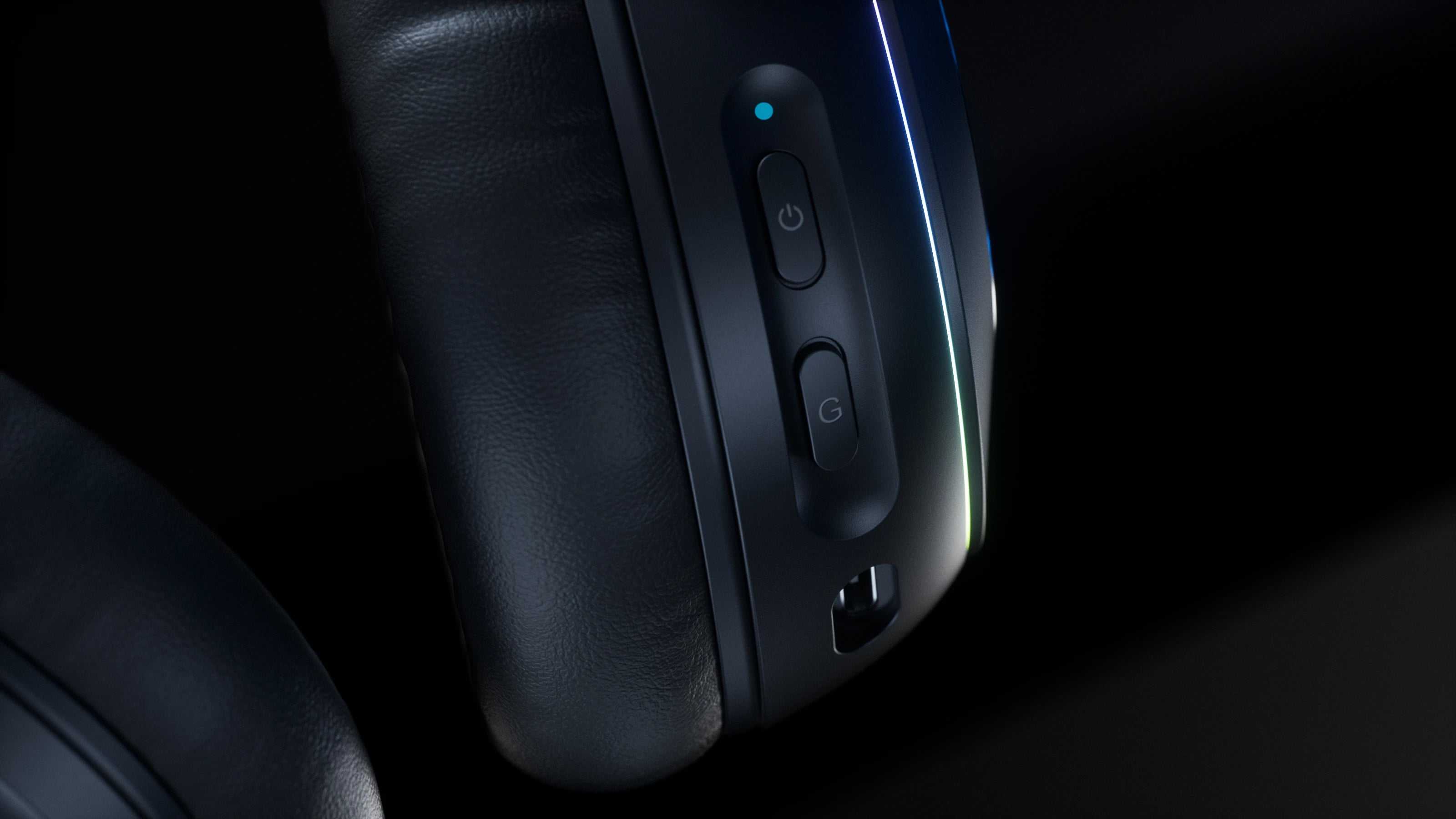 QwertyKey Pulse Wireless Gaming Headset, Trio Mode, RGB, Software, AI Noise Canceling Microphone