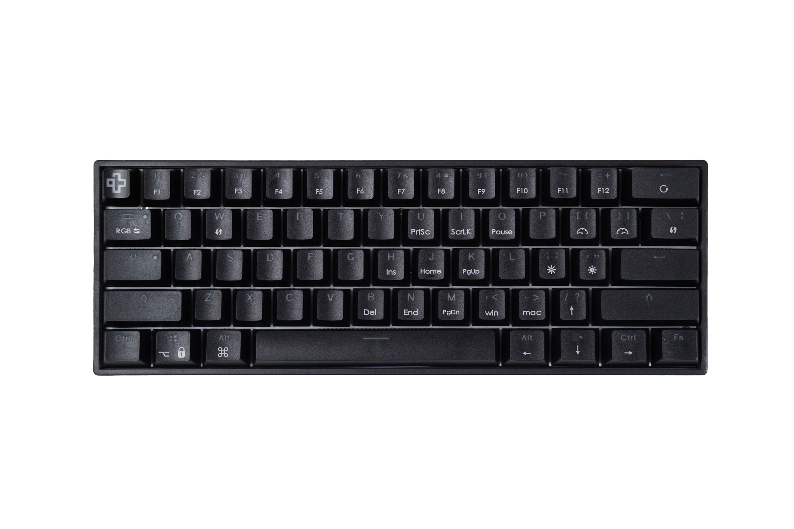 Clavier mécanique de jeu QwertyKey Split Neagra Hotswap RGB