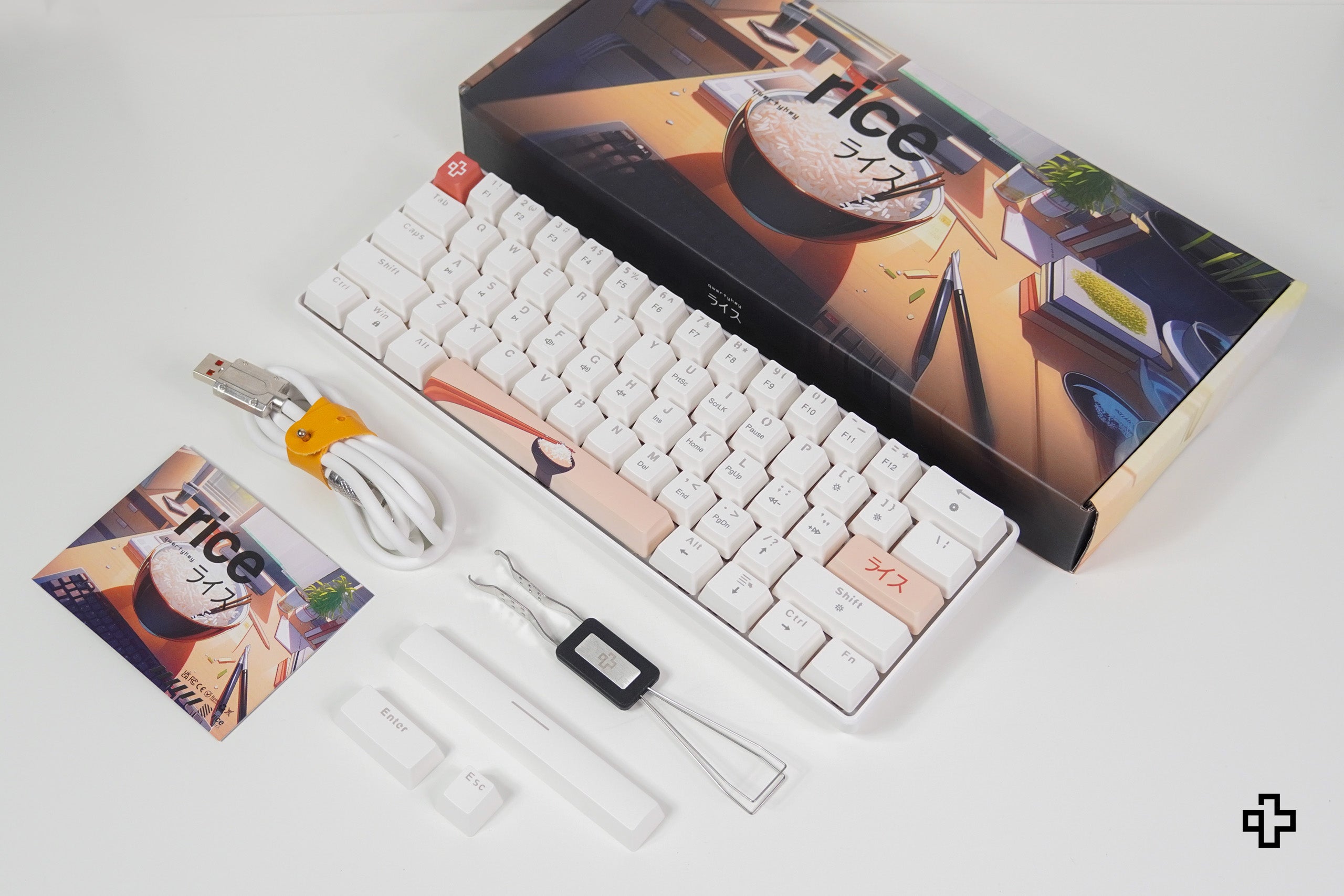 QwertyKey Rice V3 Alba Hotswap RGB Software Tastatura Mecanica Gaming