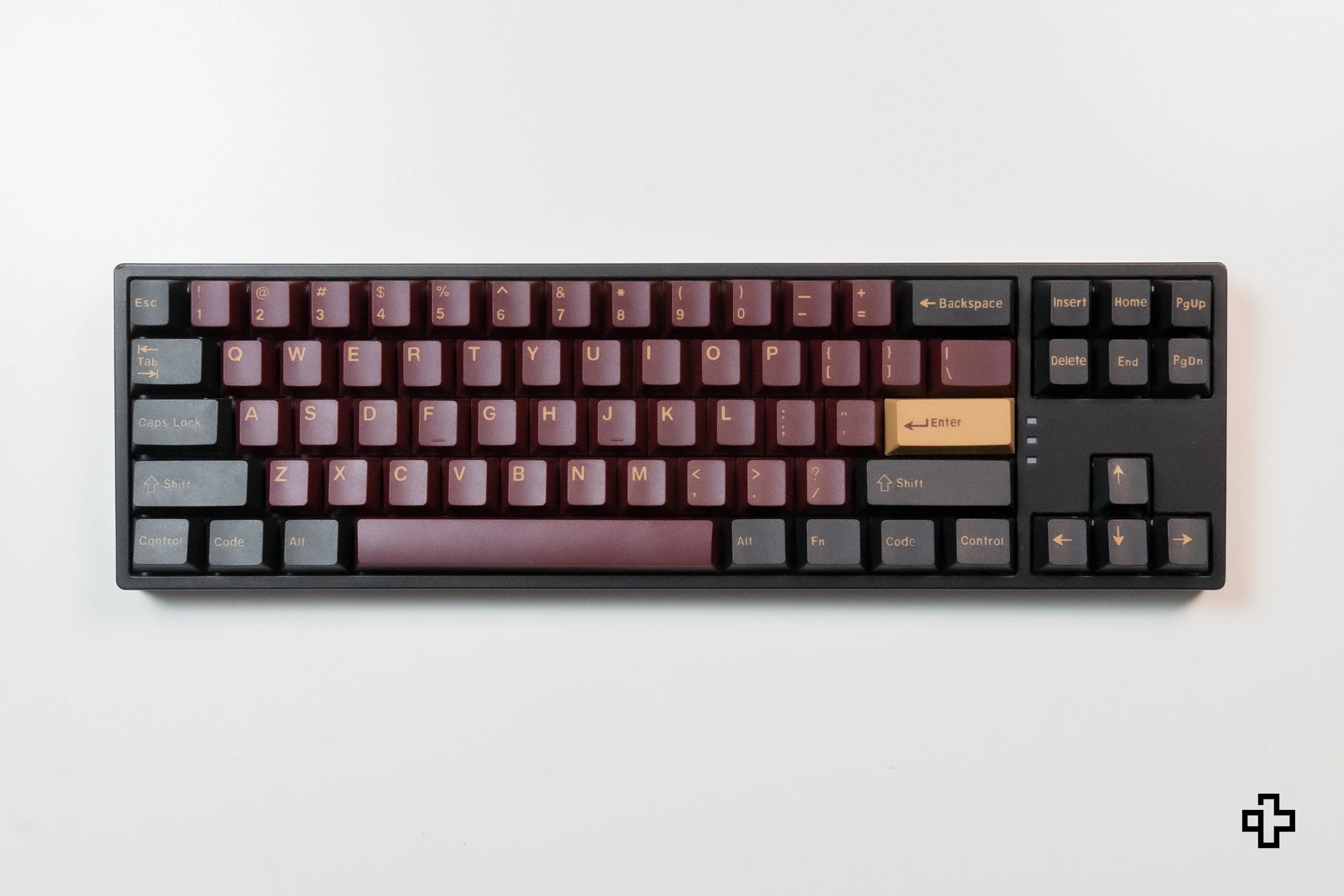 Настройте вкус QwertyKey Sangria PBT Double Shot Profil OEM