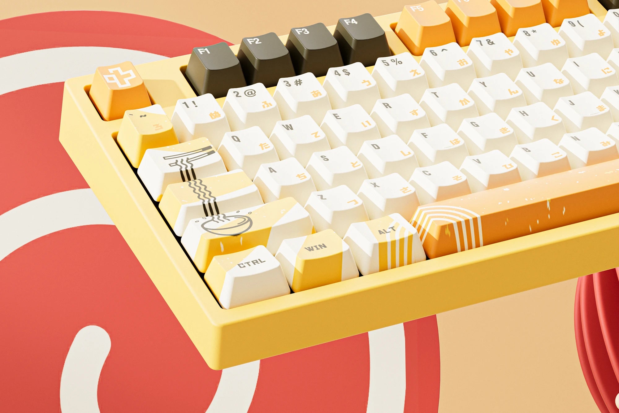 QwertyKey75 Ramen Bluetooth sans fil Hotswap RVB monté sur joint Tastatura Mecanica Gaming