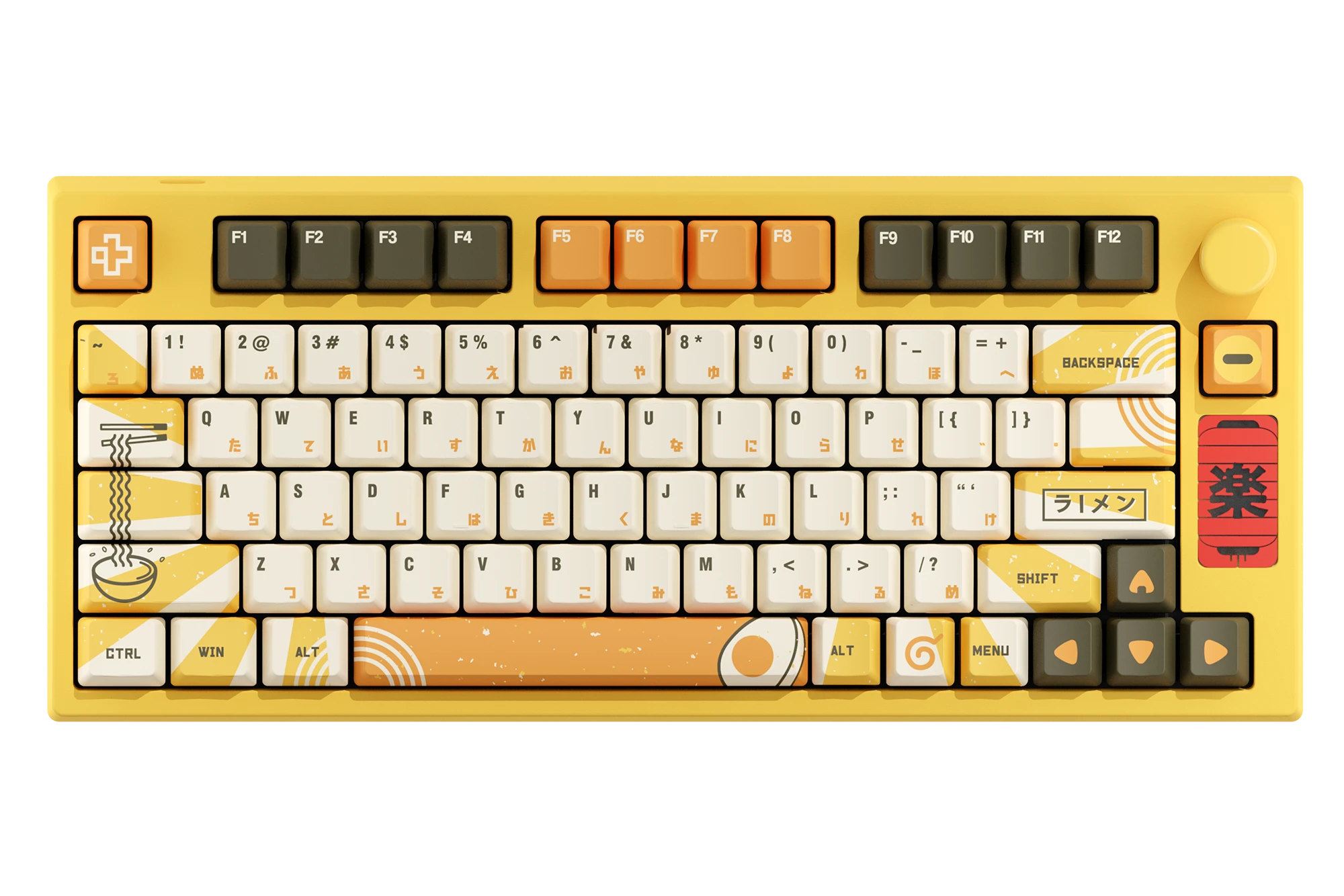 QwertyKey75 Ramen Bluetooth sans fil Hotswap RVB monté sur joint Tastatura Mecanica Gaming