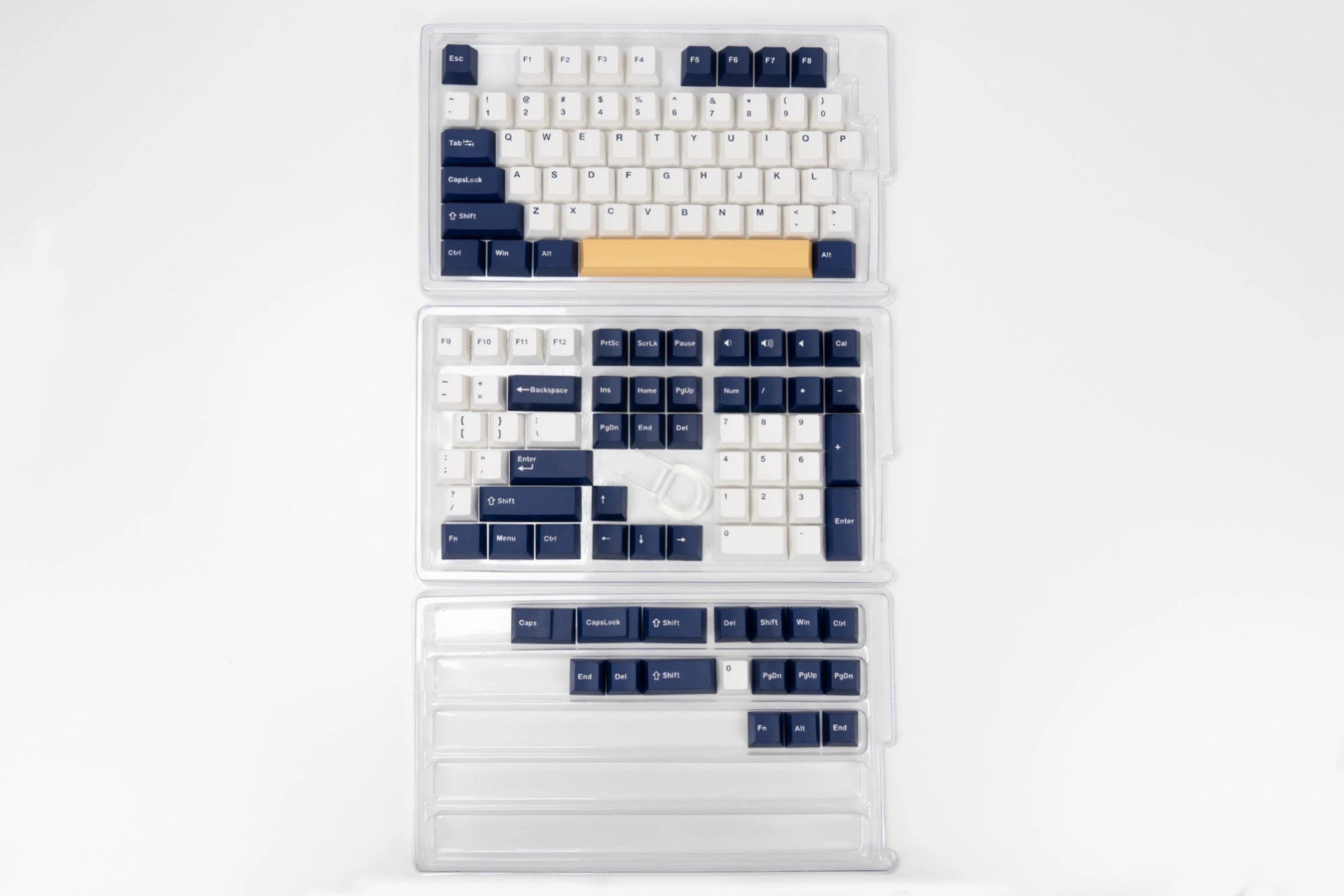 Set QWERTY Keys Submarine Profile Cherry PBT Double Shot