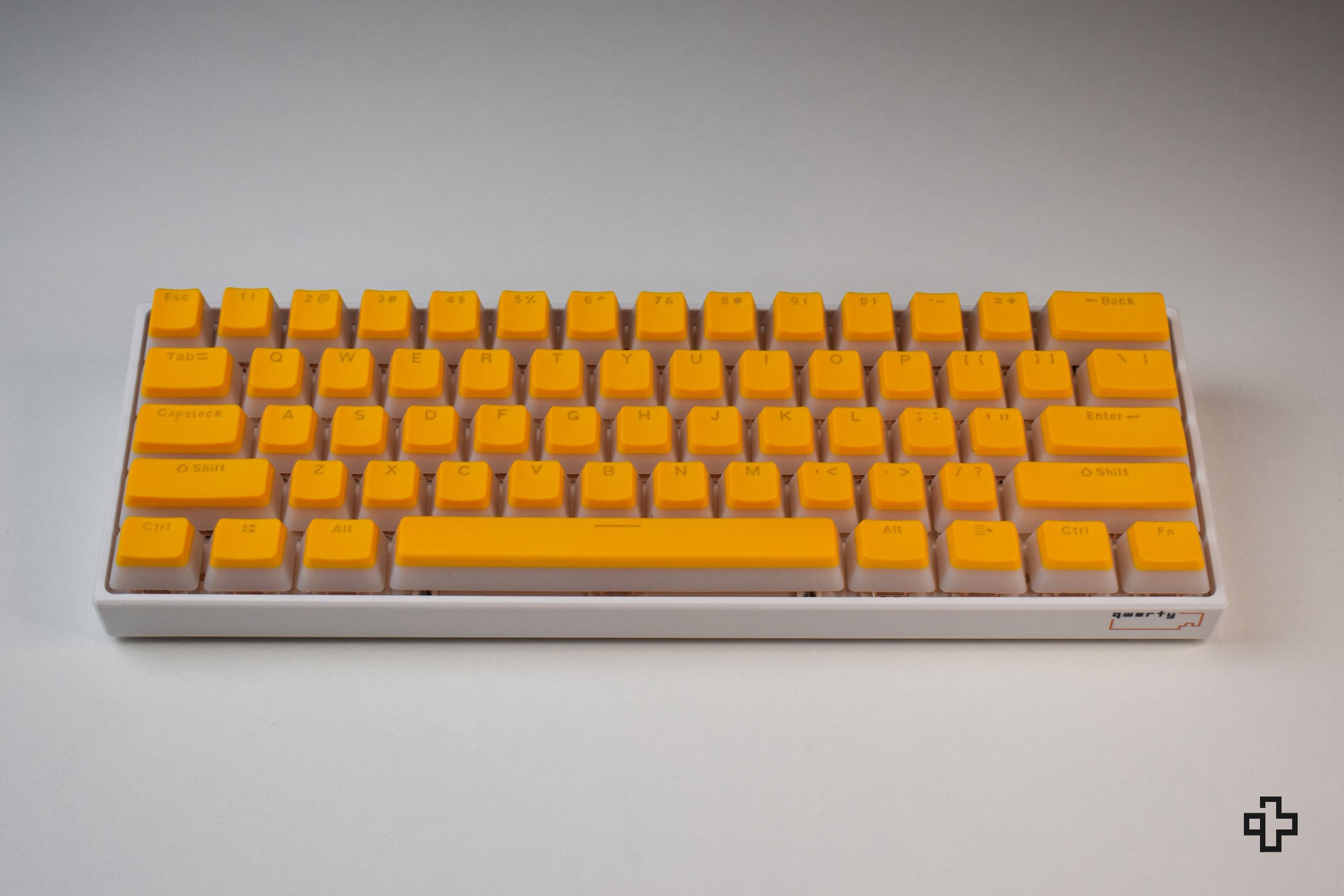 Set Taste Yellow Pudding Profil OEM Material PBT Double Shot - QwertyKey