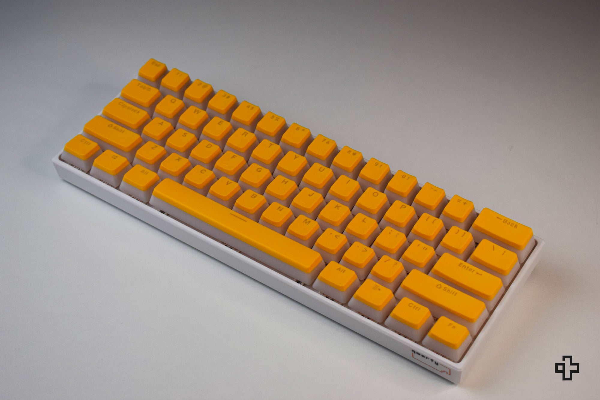 Set Taste Yellow Pudding Profil OEM Material PBT Double Shot - QwertyKey