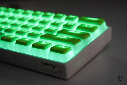 Set Taste Lime Pudding Profil OEM Material PBT Double Shot - QwertyKey