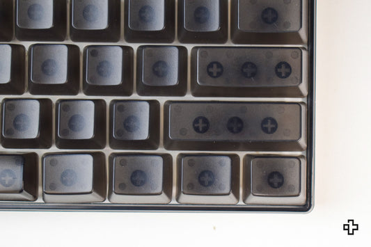 Set Taste QwertyKey Black Transparent Blank Profil OEM Material ABS - QwertyKey