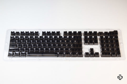 Set Taste QwertyKey Black Transparent Blank Profil OEM Material ABS - QwertyKey
