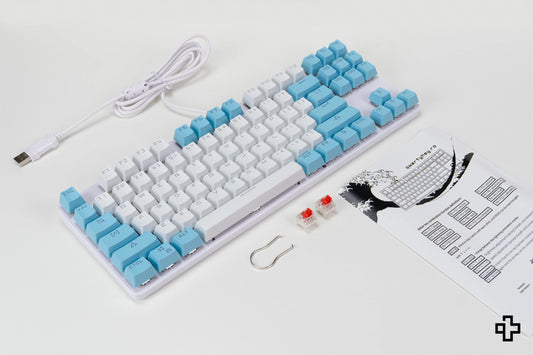 K400 White Ocean Hotswap Mechanical Gaming Keyboard