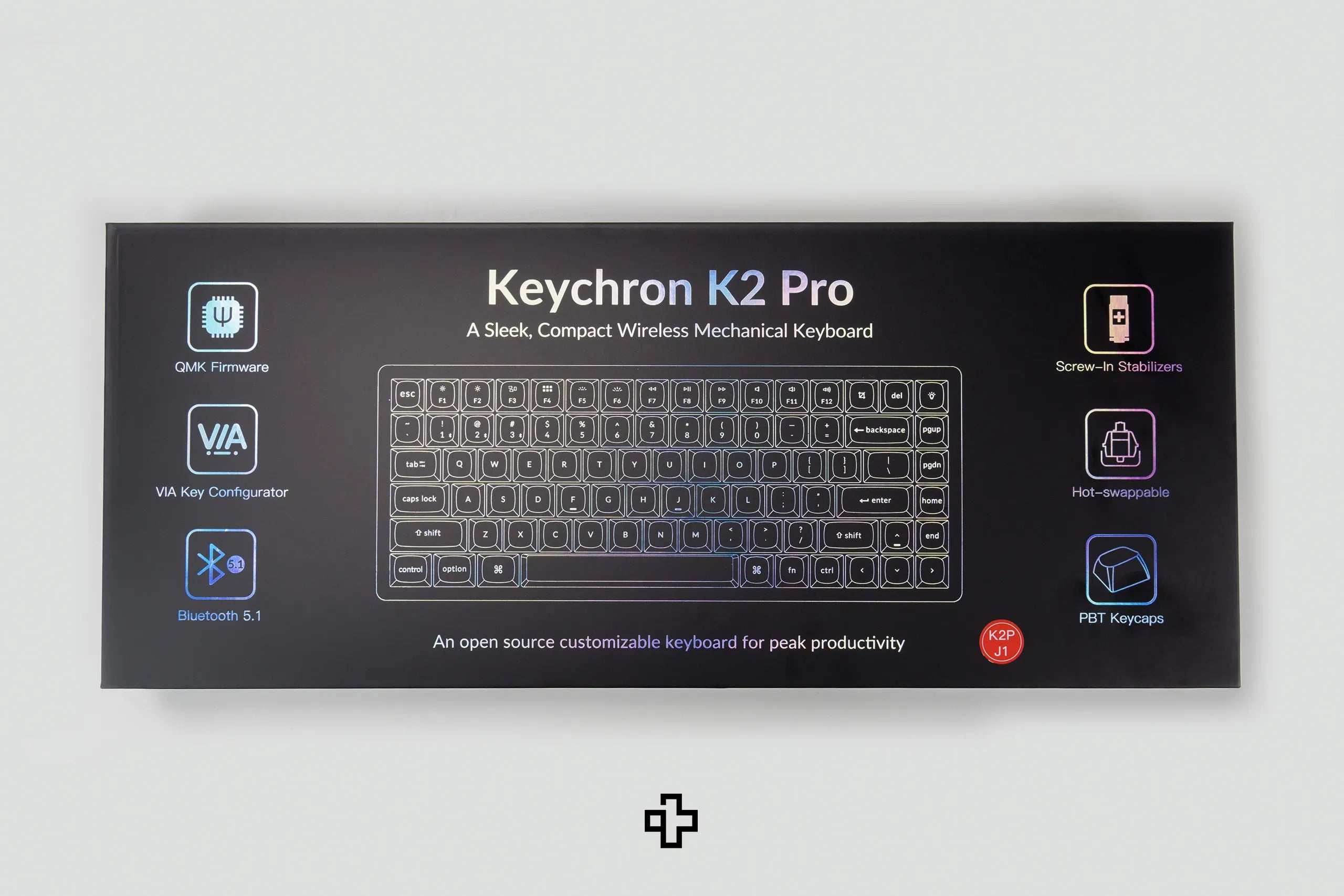 Clavier mécanique sans fil Keychron K2 Pro Hotswap RGB