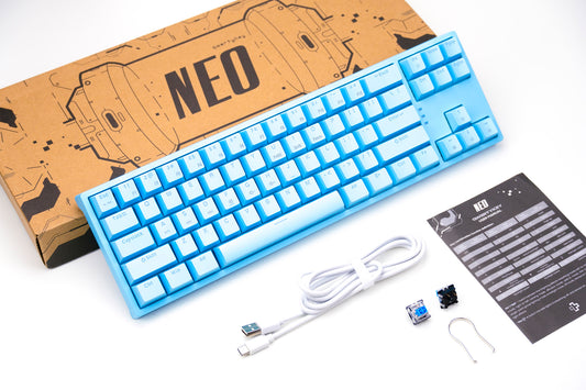 NEO Albastra Hotswap Tastatura Mecanica Gaming - QwertyKey