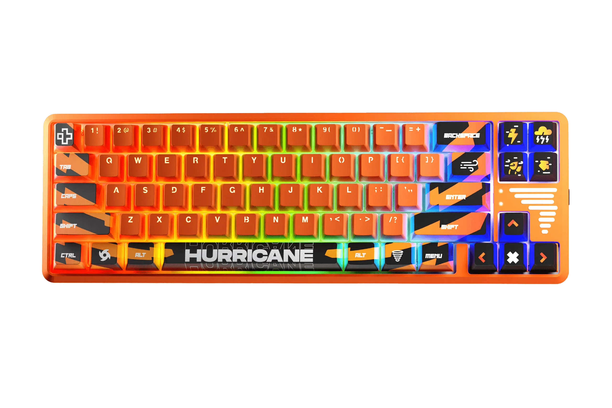 QwertyKey65 Hurricane Hotswap RGB Mechanical Gaming Keyboard 