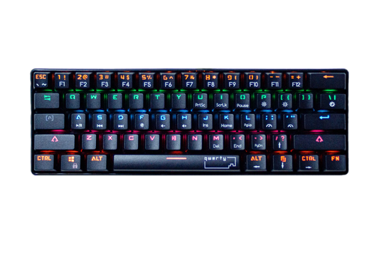 QwertyKey Rice Hotswap Black Mechanical Gaming Keyboard
