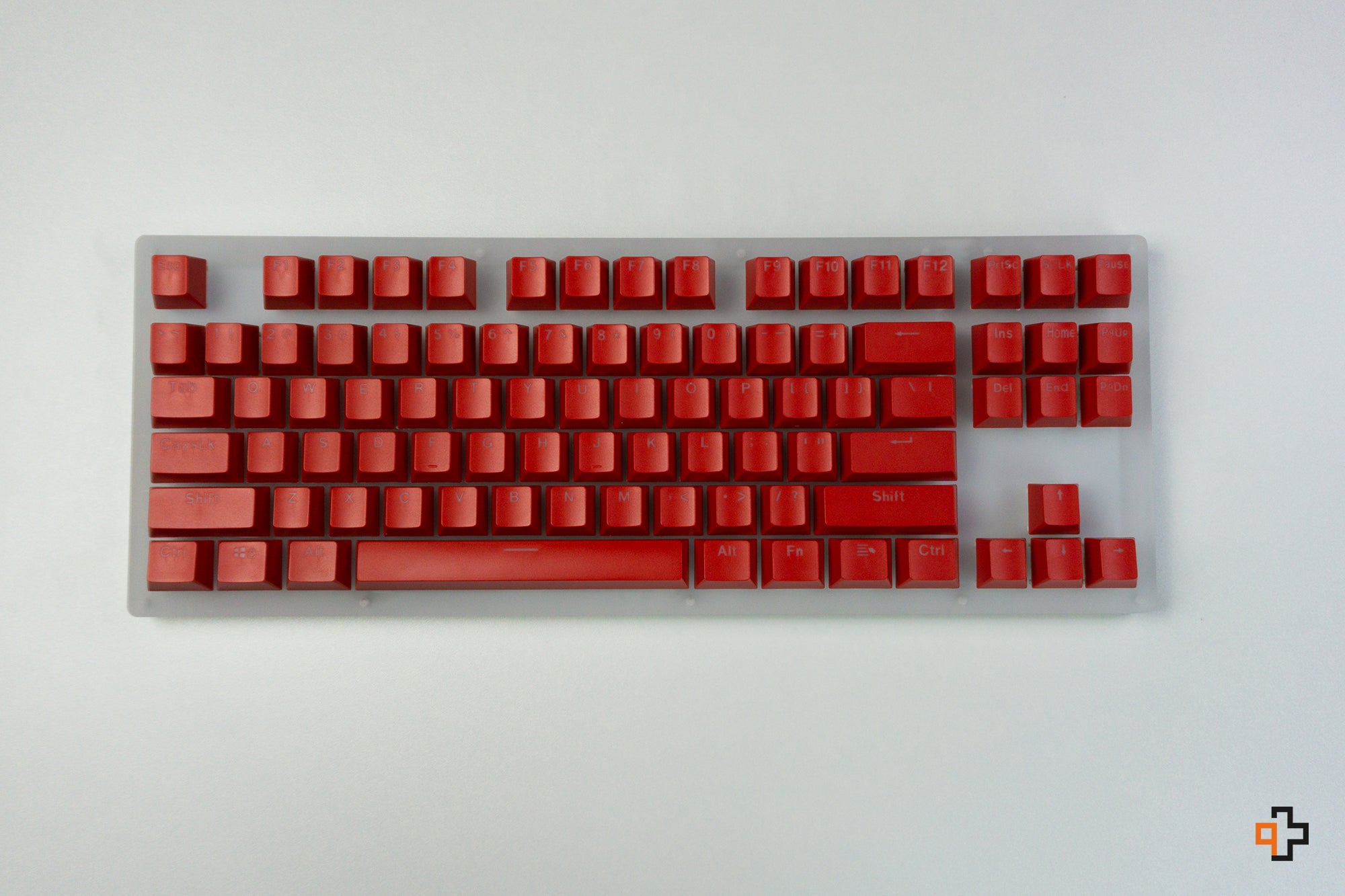 Set Taste QWERTY Red Devil Translucide Profil OEM Material ABS – double shot - QwertyKey