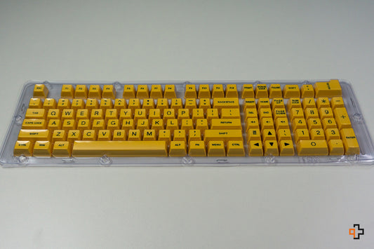 QWERTY Key Set Bumblebee Profile SA Material ABS double shot