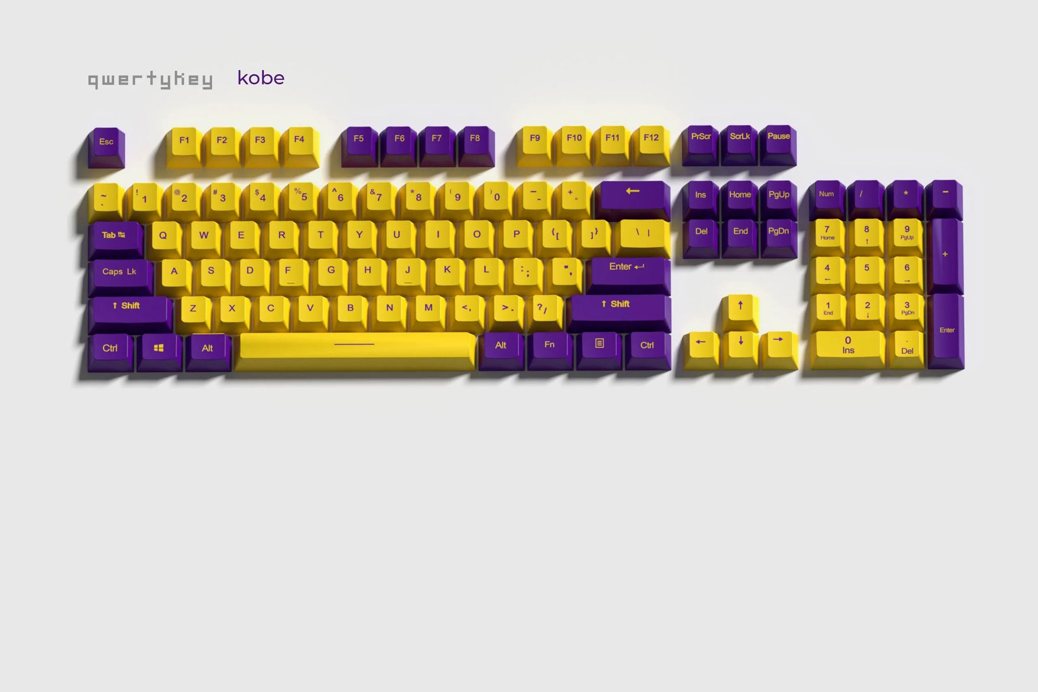Set Taste QWERTY Kobe Bryant Profil OEM Material PBT double shot