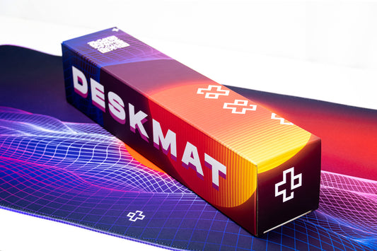 Deskmat Mousepad QwertyKey RGB CyberWave 4mm margini cusute - QwertyKey