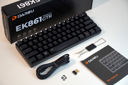 Dareu EK861 Hotswap RGB Neagră Tastatura Mecanica Gaming - QwertyKey
