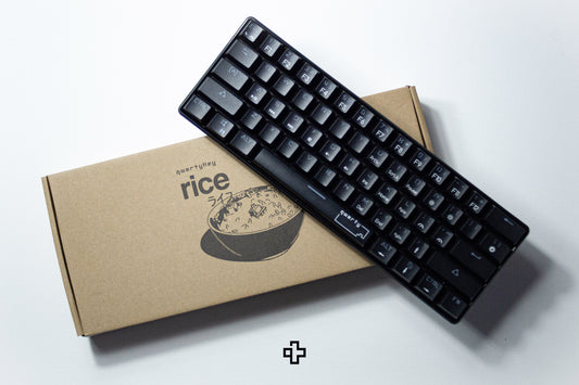 QwertyKey Rice Hotswap Neagra Tastatura Mecanica Gaming - QwertyKey