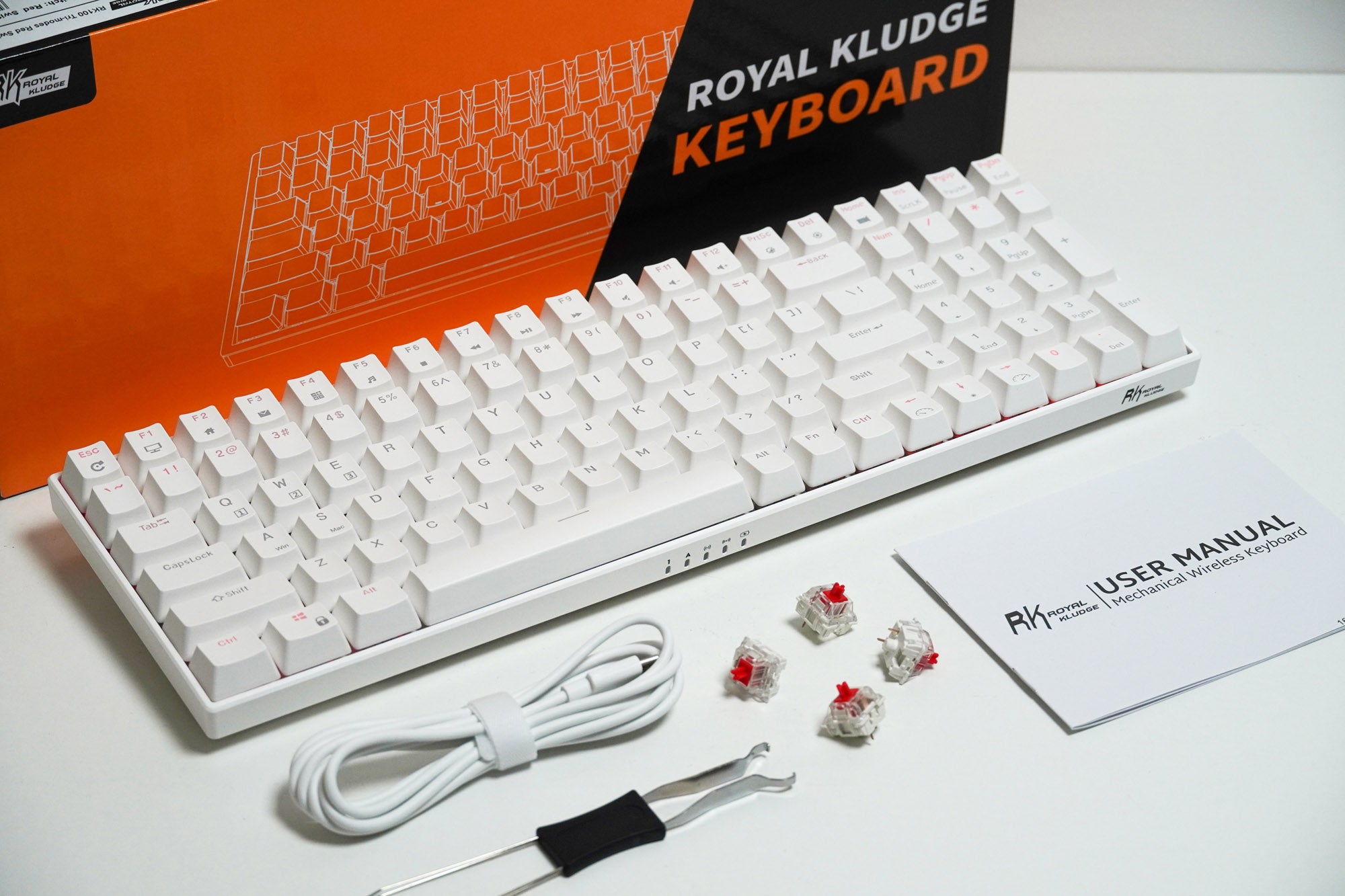 Royal Kludge RK100 Hotswap Tastatura Mecanica Gaming - QwertyKey