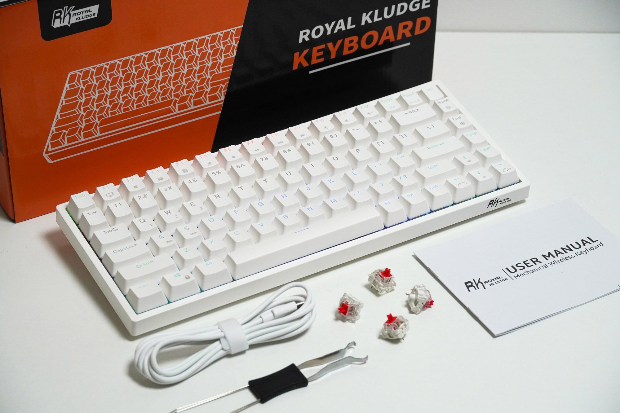 Royal Kludge RK84 Hotswap Tastatura Mecanica Gaming - QwertyKey