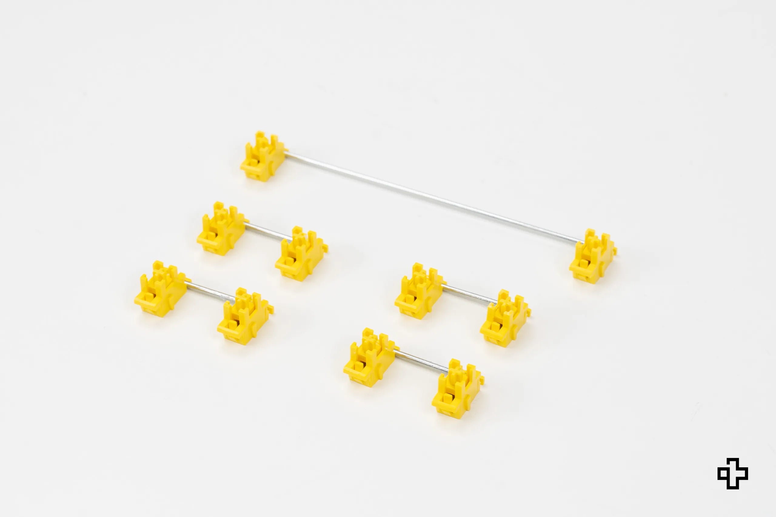 QwertyKey Yellow Pre-Lubed Stabilizers